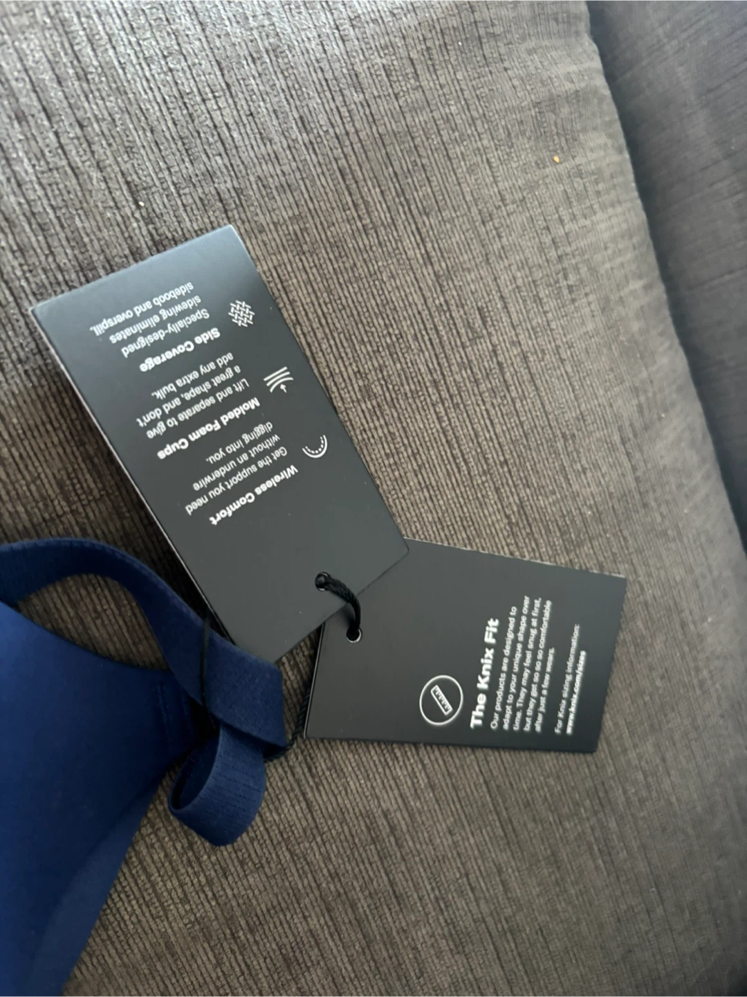 Knix WingWoman Contour Bra - Size 8 - Midnight Blue - photo 5