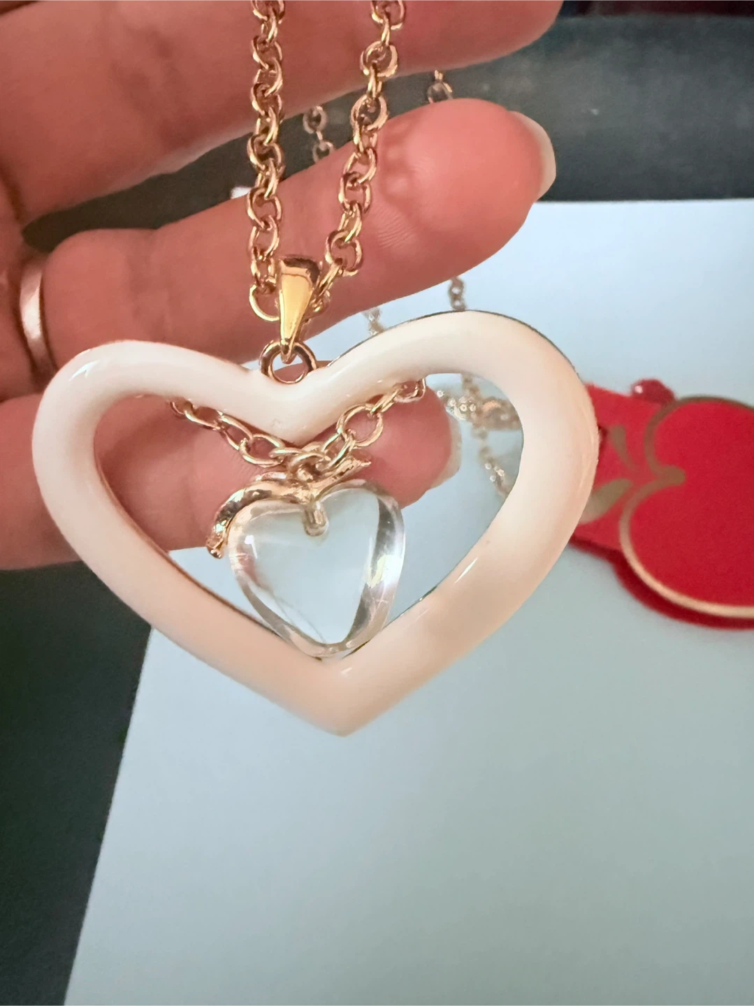 Large Apple Bottoms by Nelly Heart Necklace - photo 3