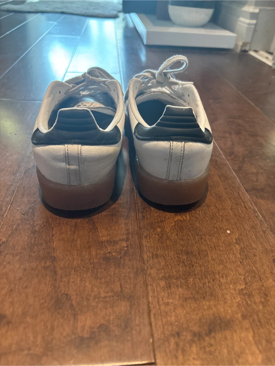 Adidas Samba Classic White Black Gum Shoes - photo 3