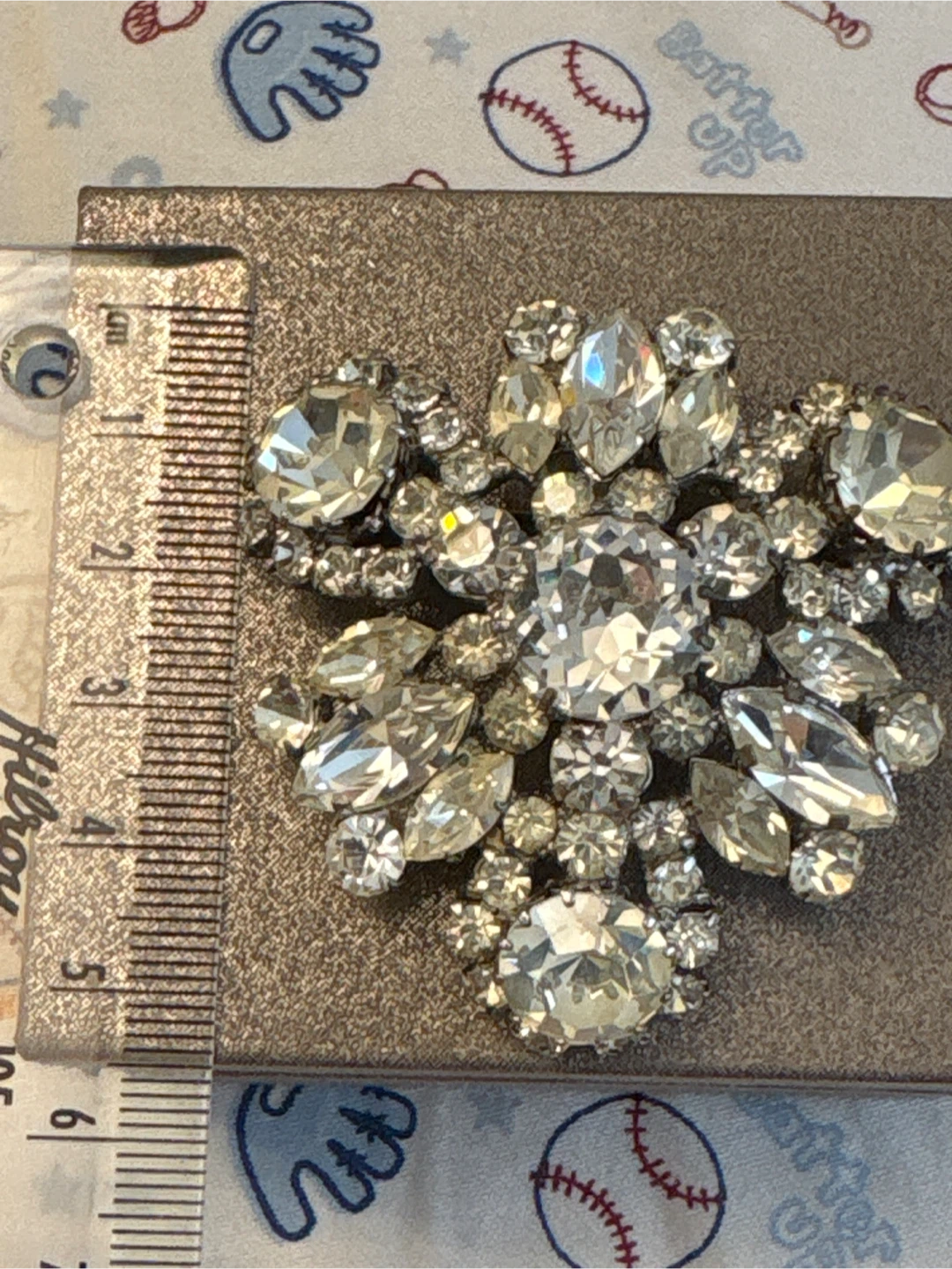 Vintage Rhinestone Brooch - photo 2