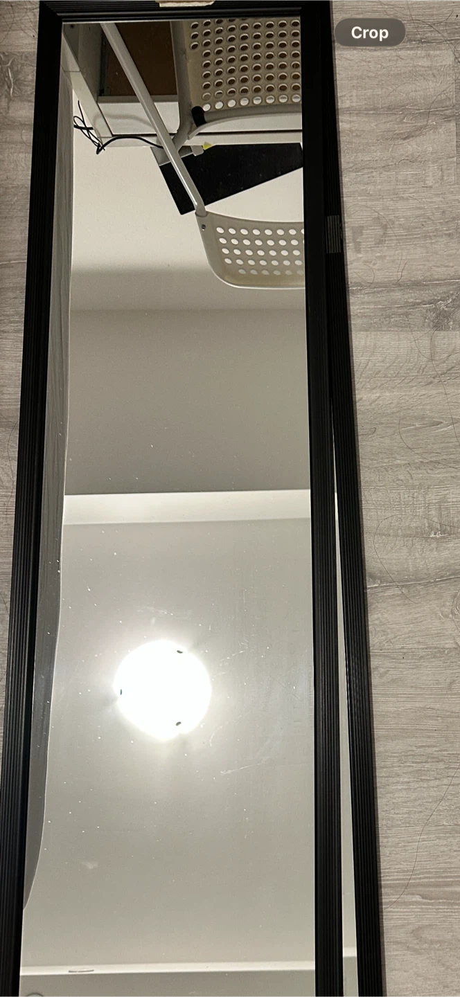 HOMETRENDS Value Black 14x50in Door Mirror - photo 2