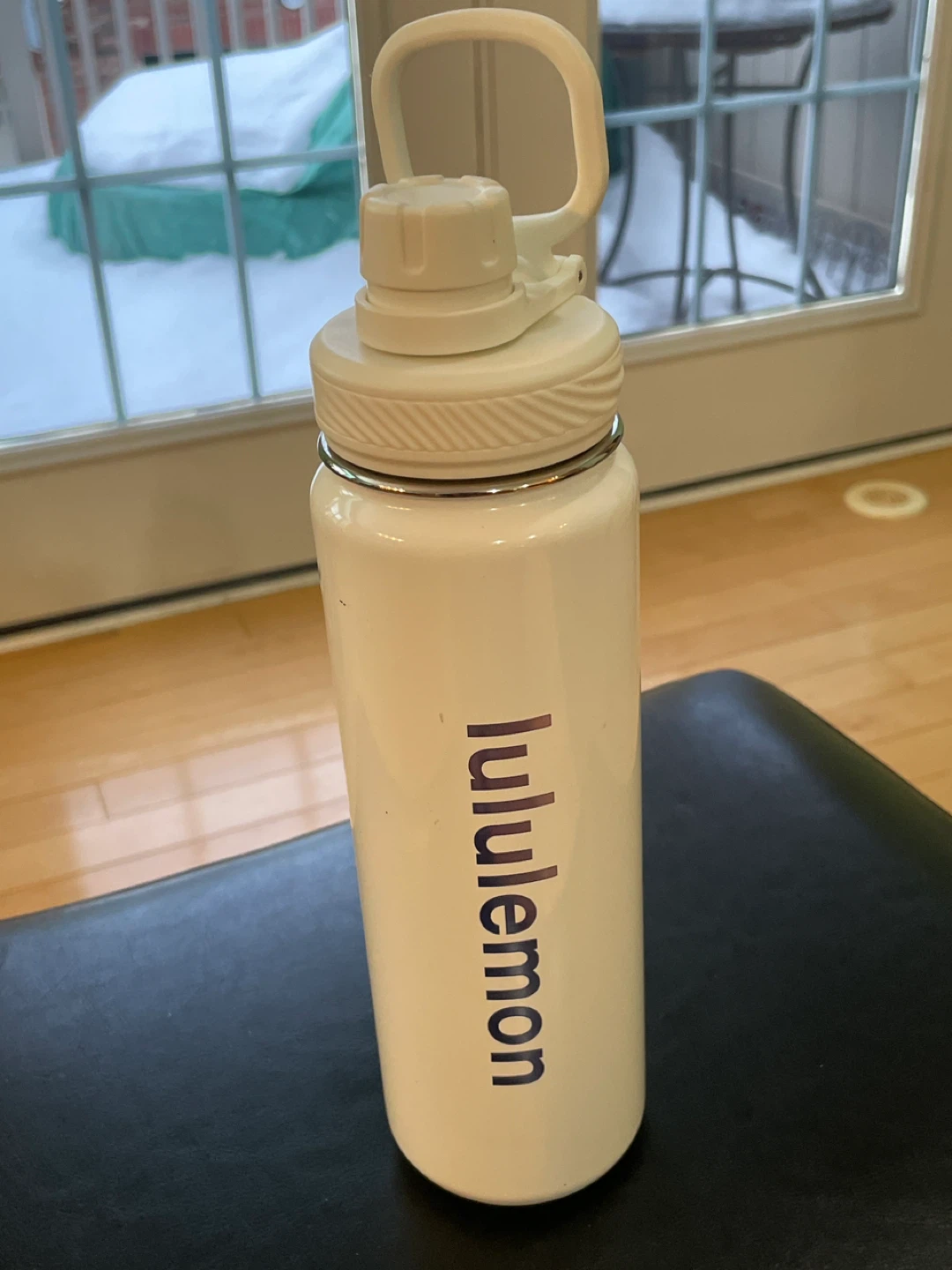 Lululemon White Back to Life Water Bottle (24oz) - photo 2