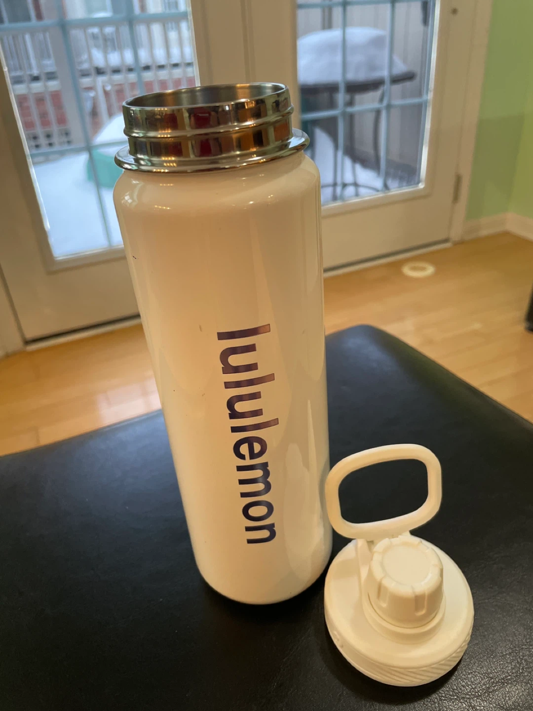 Lululemon White Back to Life Water Bottle (24oz) - photo 5
