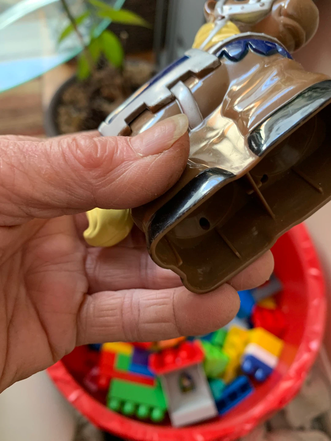 Large lego Blocks in Humpty Dumpty Container - photo 3