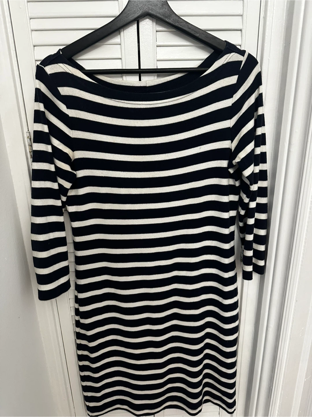 Gap Striped Boat Neck Dress