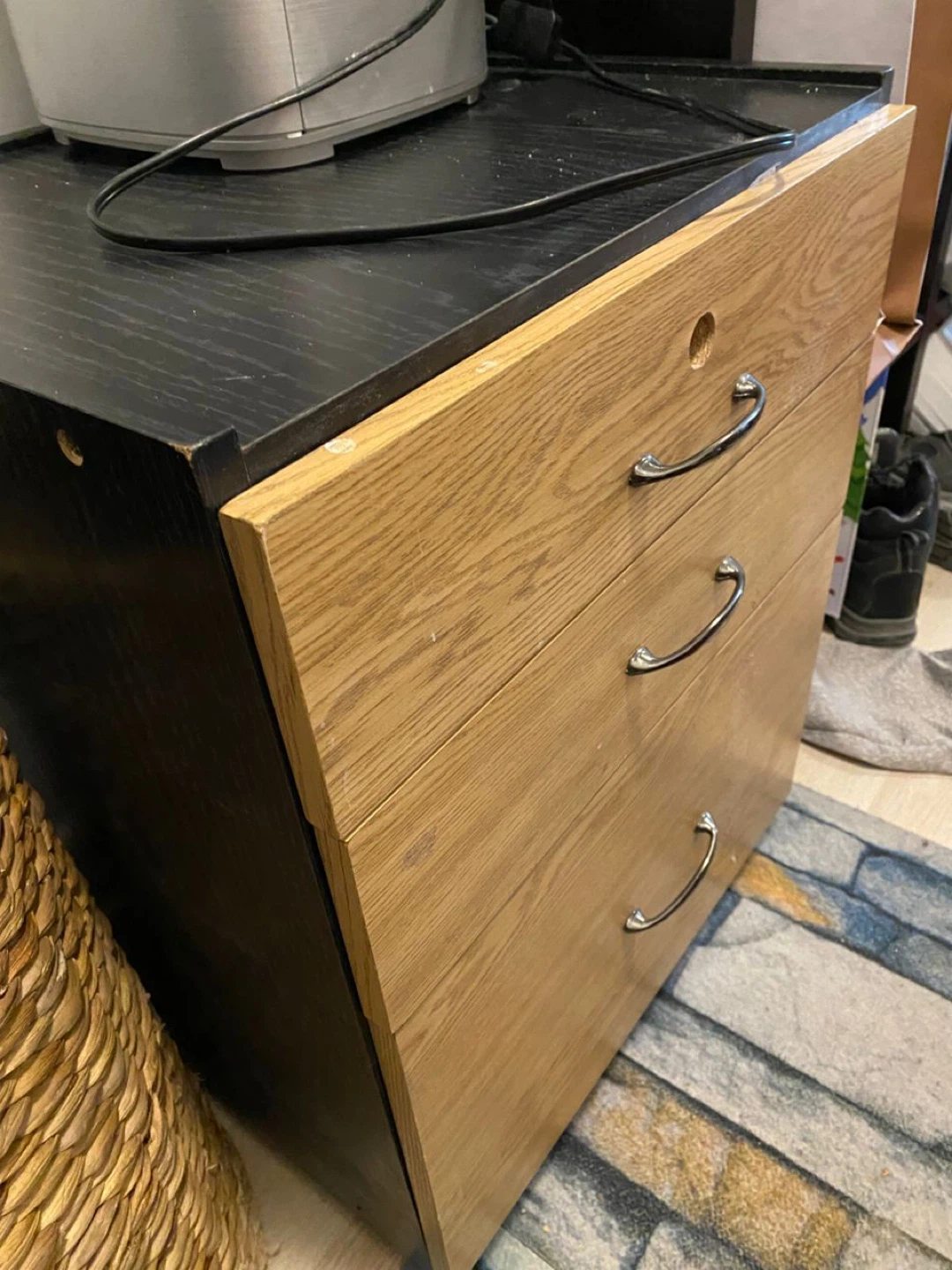 3-Drawer Rolling File Cabinet - photo 3