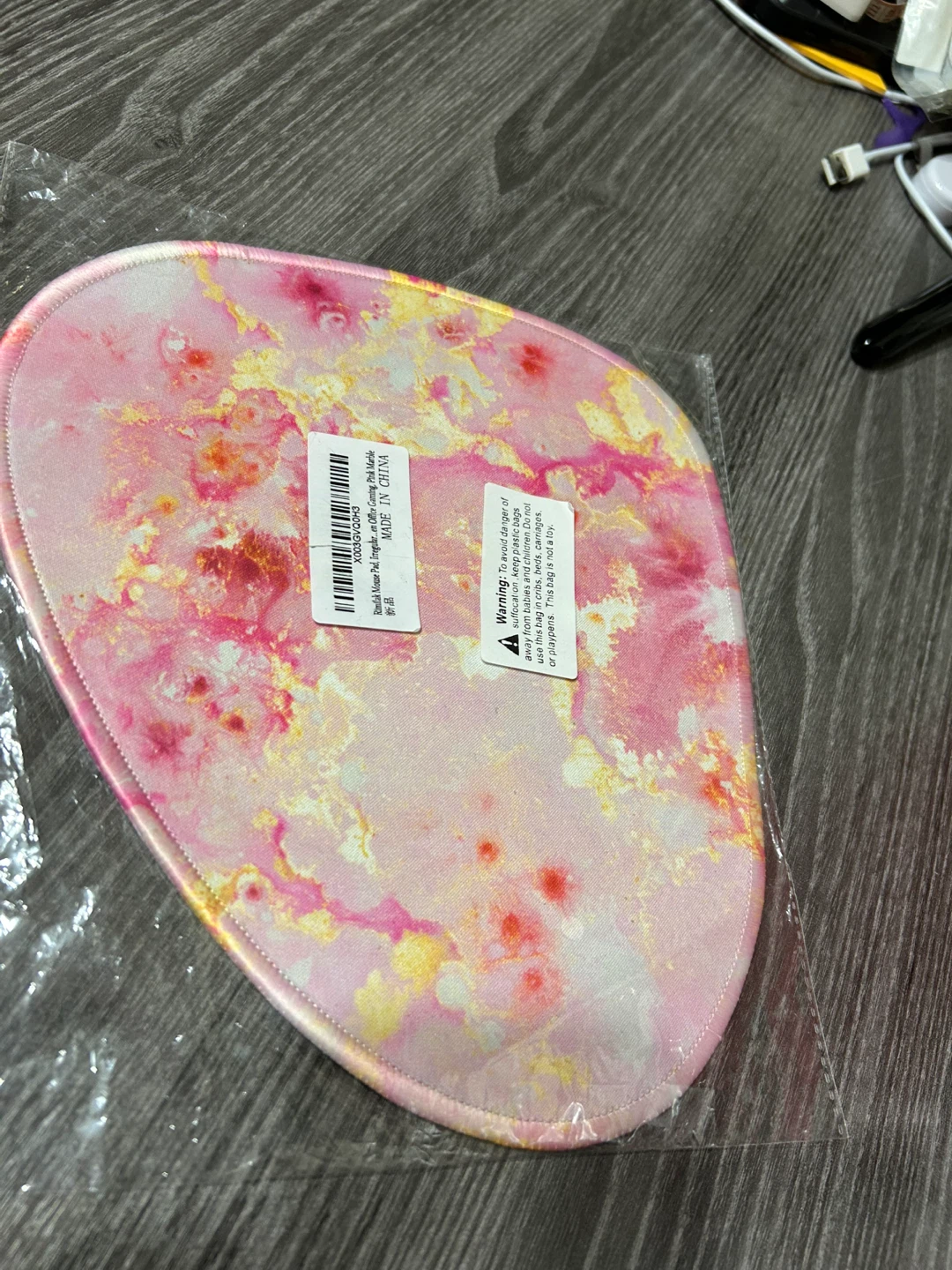 New -Pink Marble Mouse Pad! - photo 2