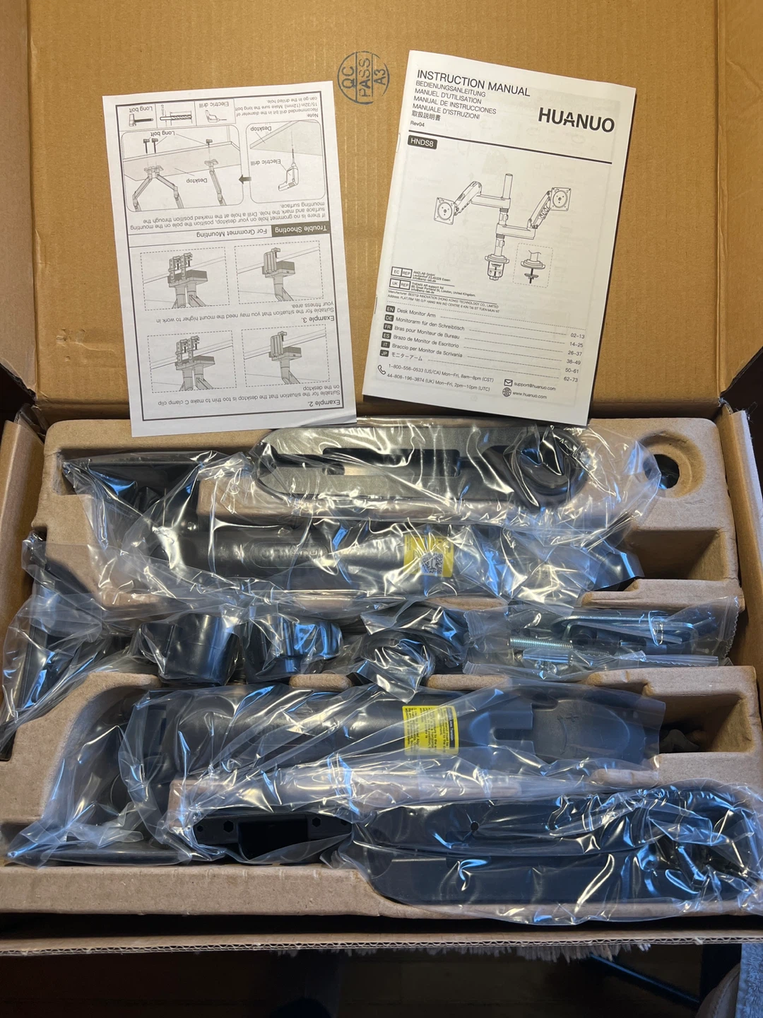 HUANUO HNDS8 Desk Monitor Arm - photo 3
