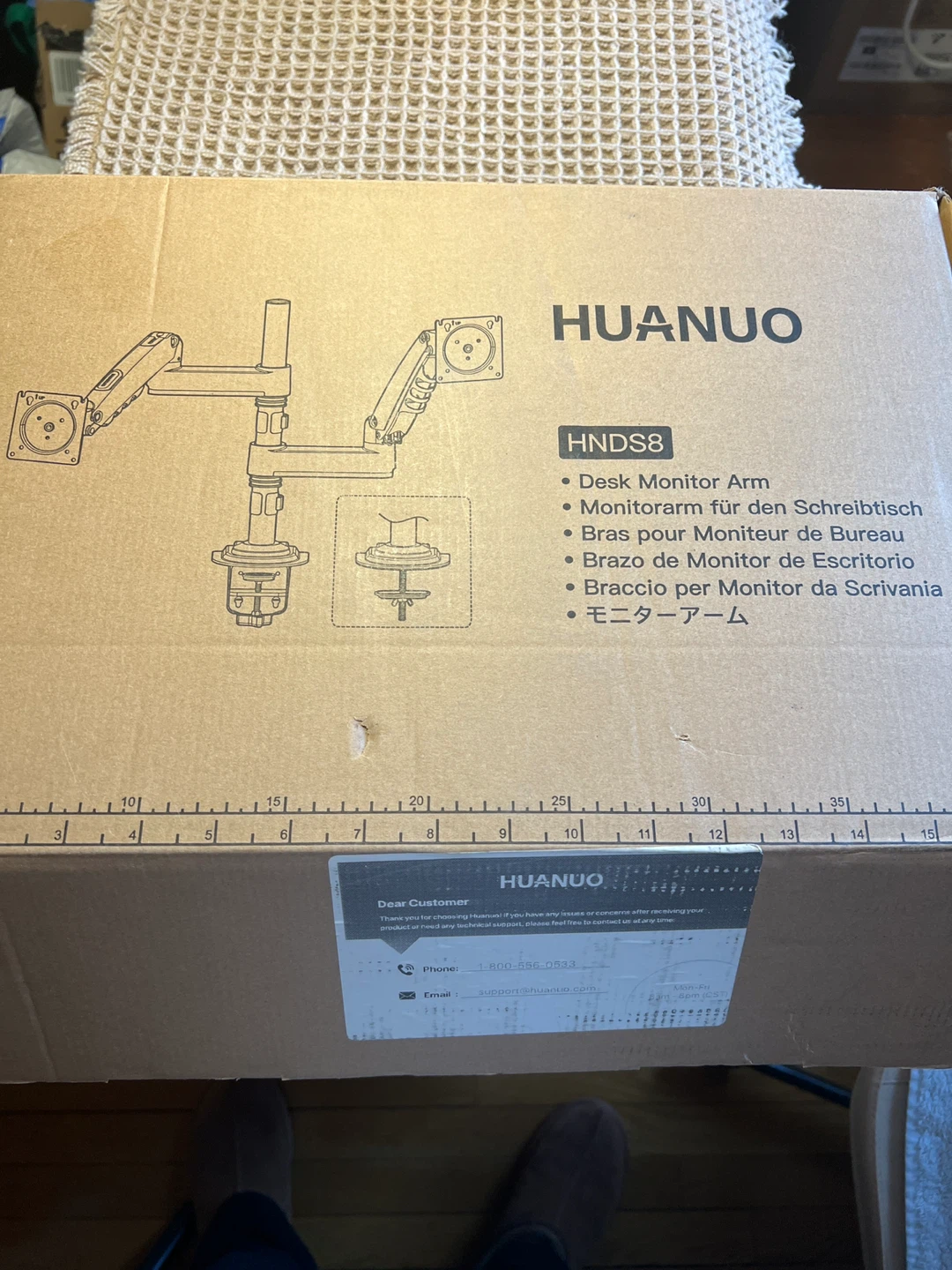 HUANUO HNDS8 Desk Monitor Arm - photo 2