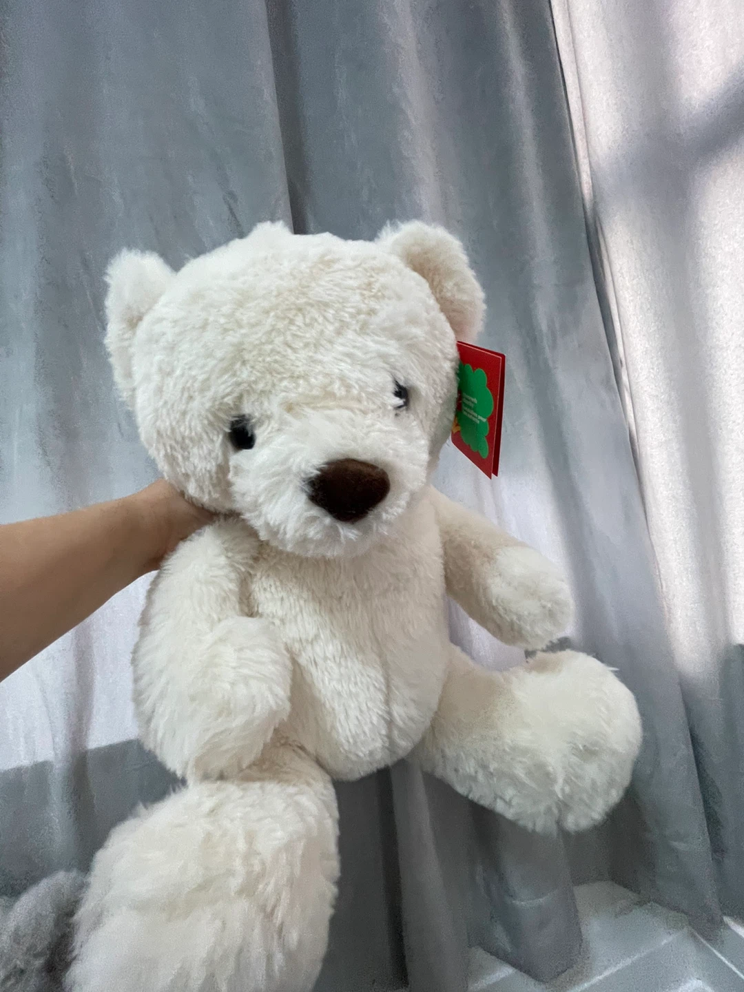 White Plush Teddy Bear - photo 3
