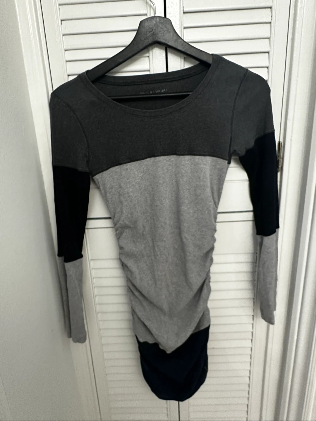 Long Sleeve Colorblock Top/Dress