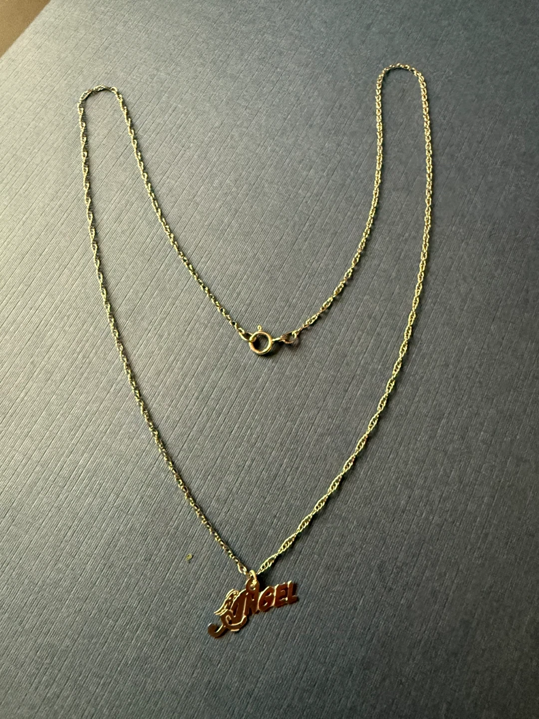 925 Silver "Angel" Name Necklace - photo 2
