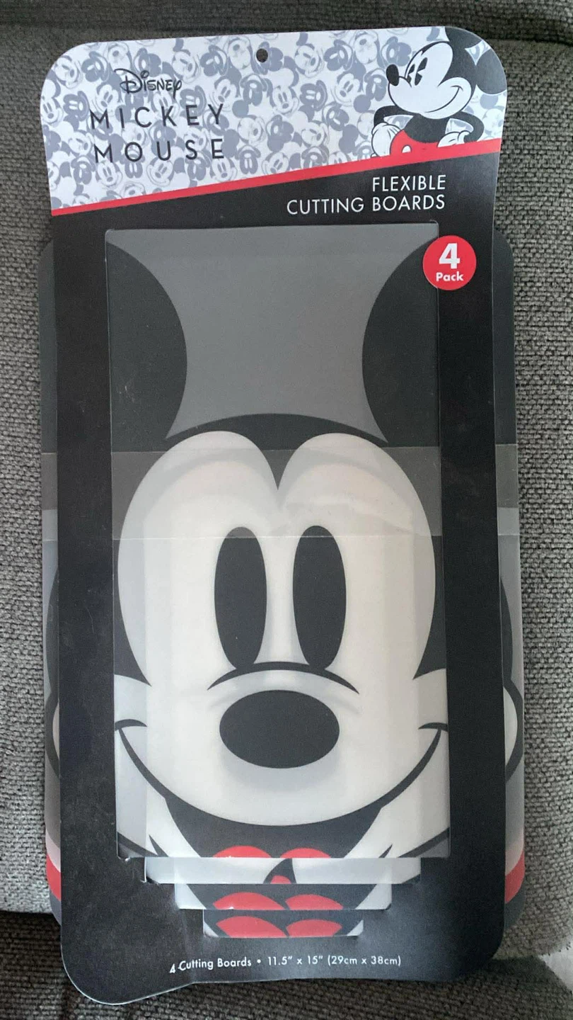 Disney Mickey Mouse Flexible Cutting Boards - 4 Pack