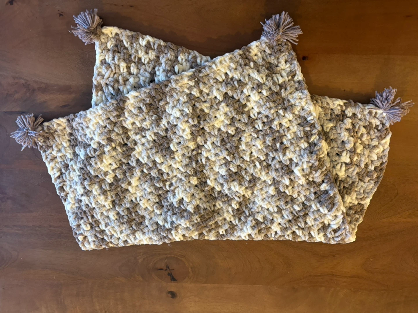 Handmade Chunky Knit Throw Blanket