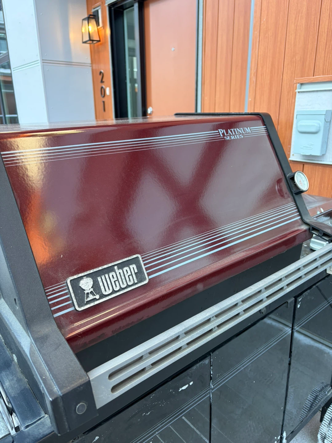 Weber Platinum Series Gas Grill with Side Burner