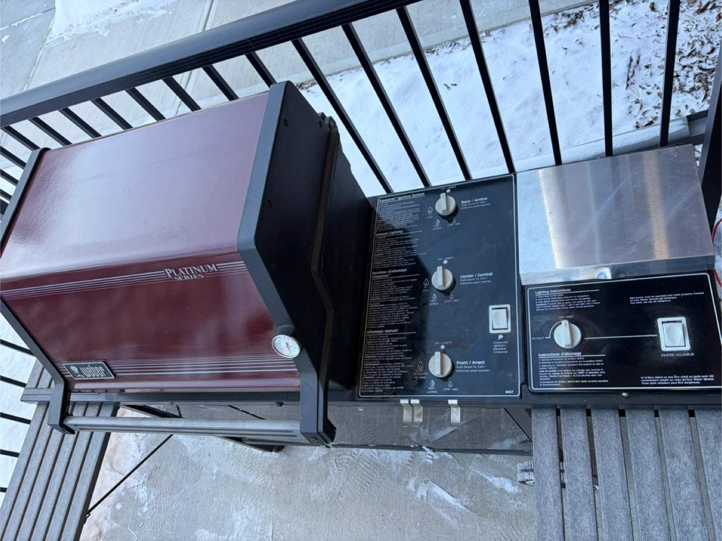 Weber Platinum Series Gas Grill with Side Burner - photo 5