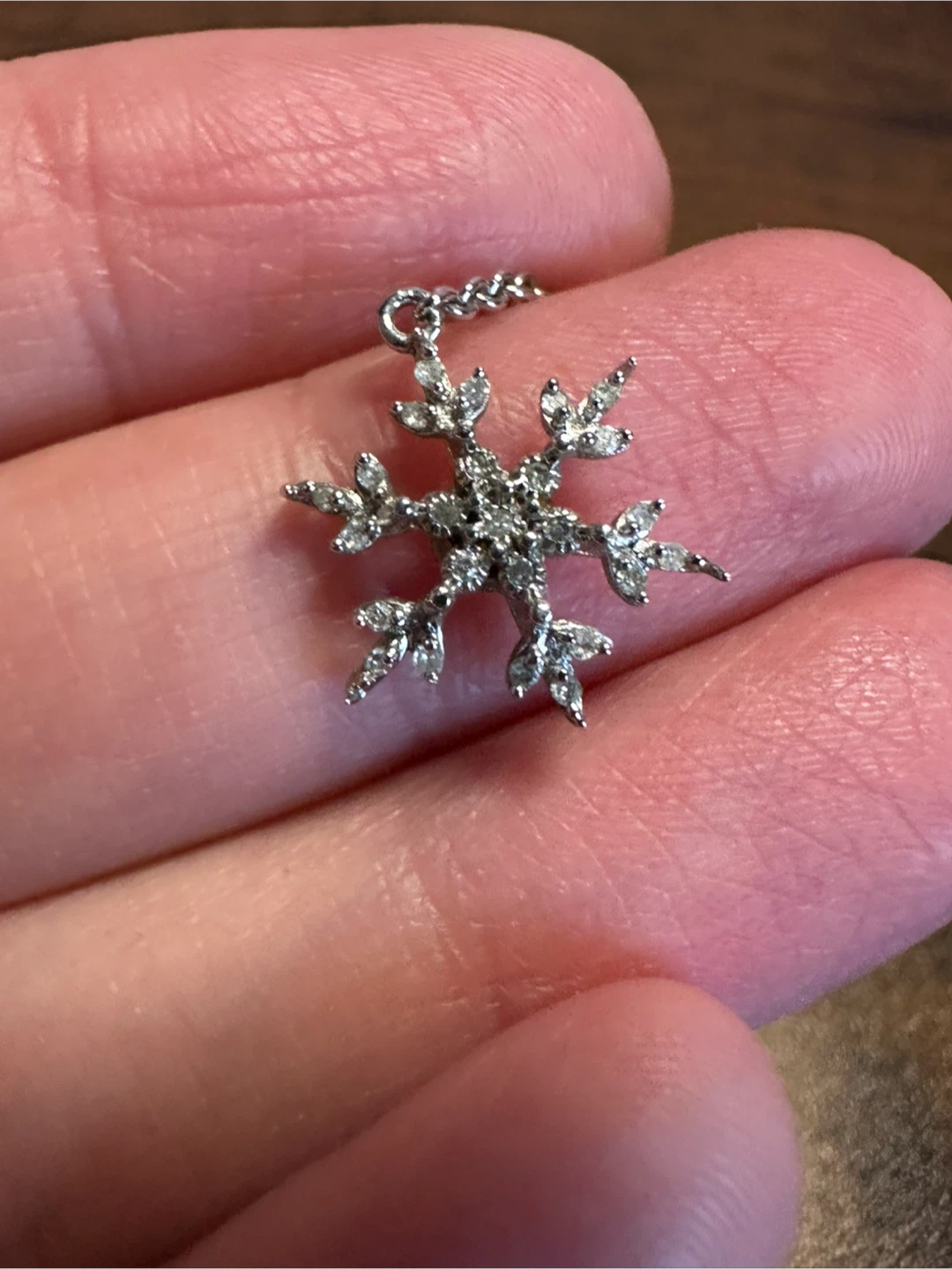 Silver Diamond Necklace - photo 3