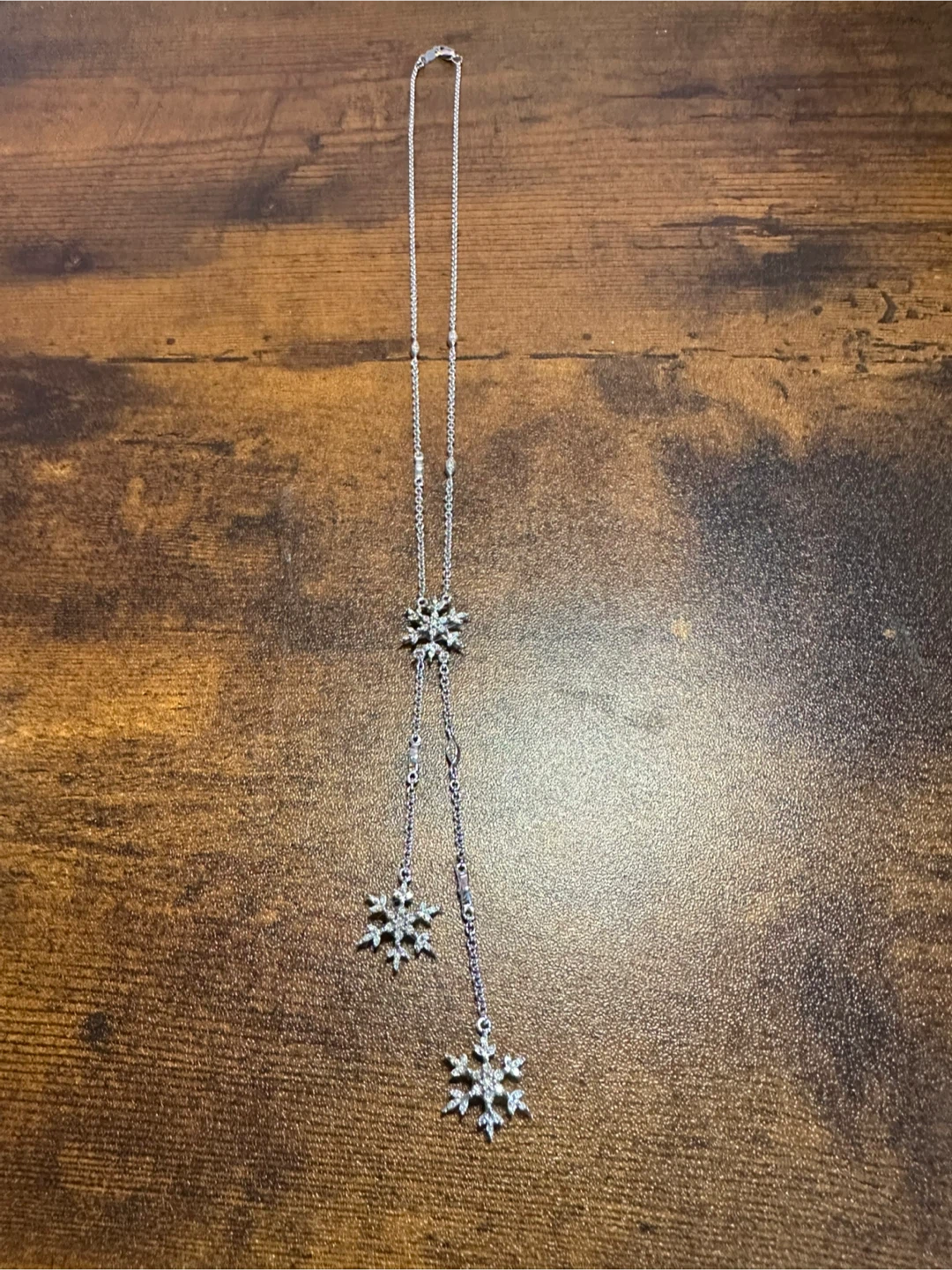 Silver Diamond Necklace