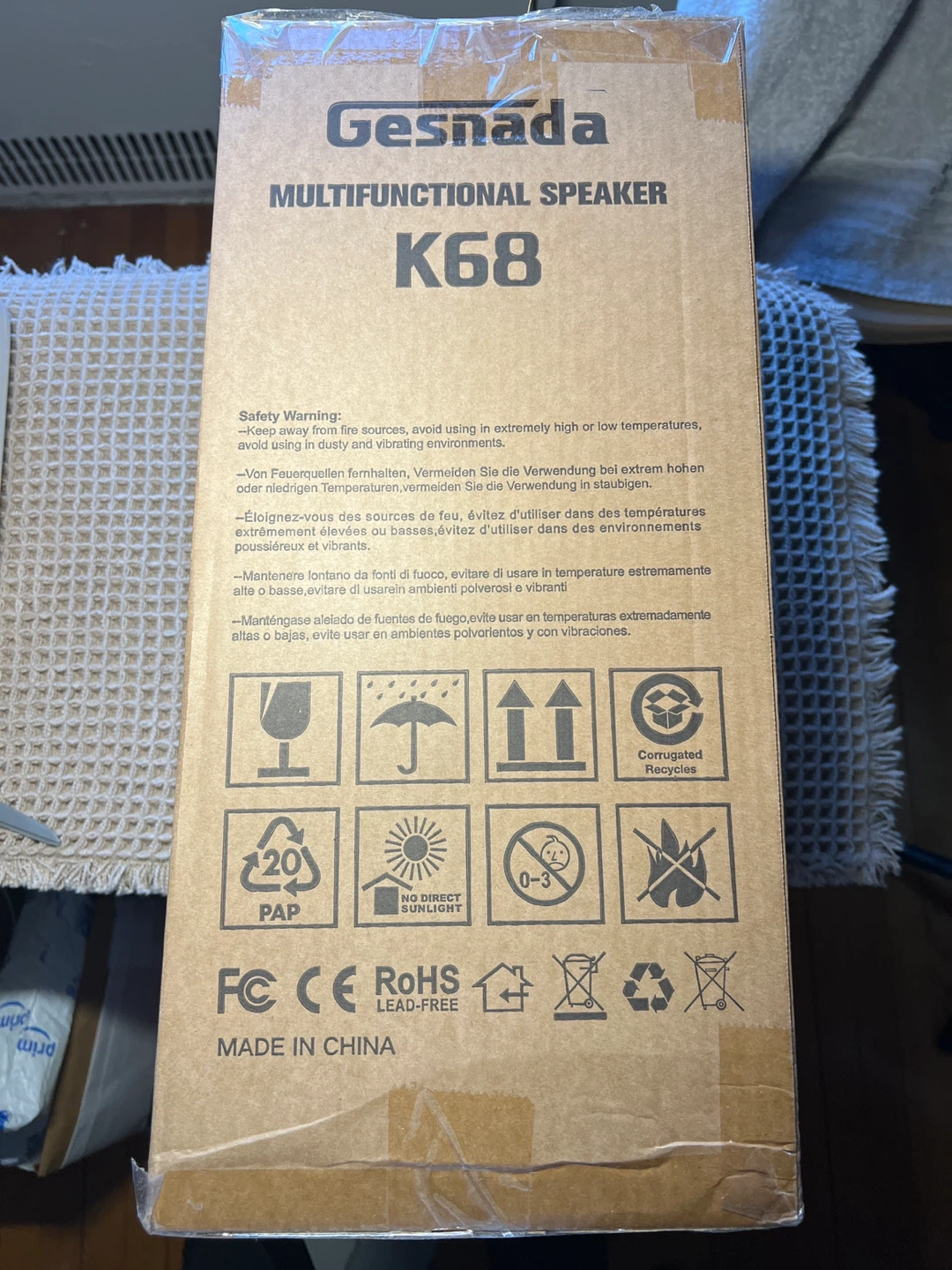 Gesnada K68 Multifunctional Speaker - photo 2