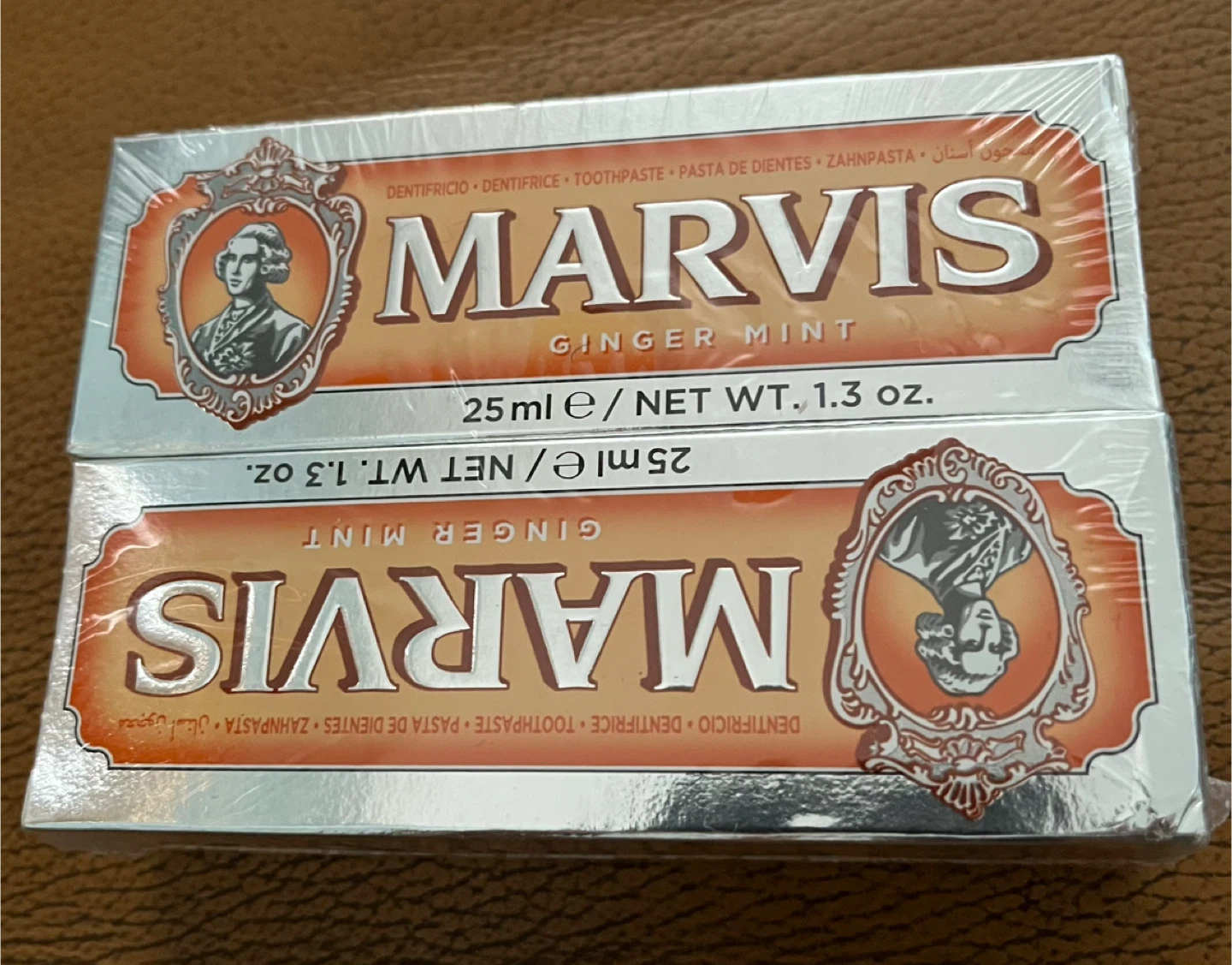 Marvis Ginger Mint Toothpaste (2 x 25ml)