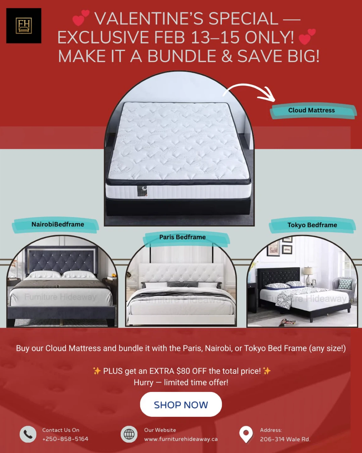 💕✨Complete Your Bedroom: Mattress & Bed Frame + Extra $150 Off✨💕 - photo 3