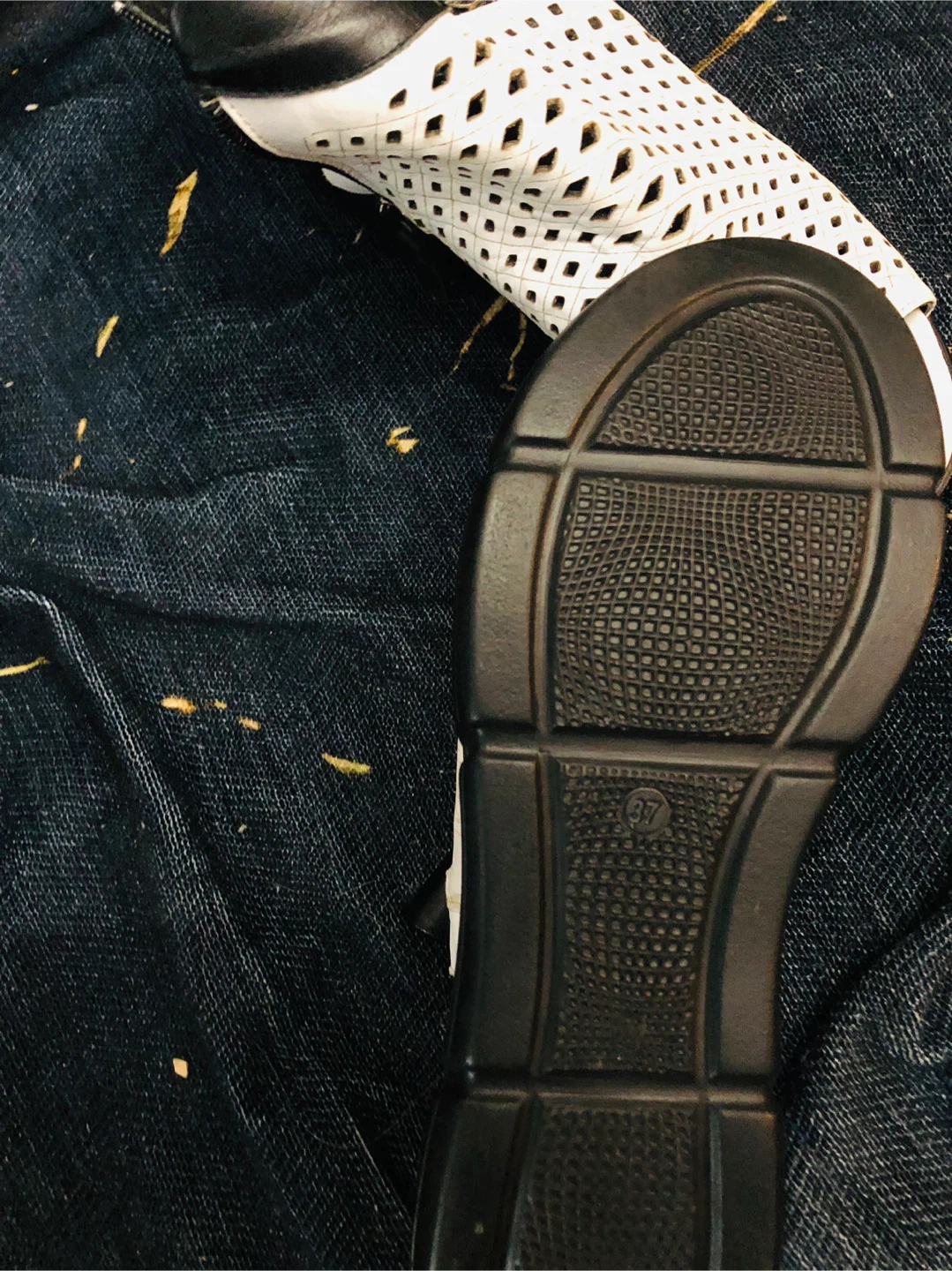 White Lace Slip-On Sneakers 8 - photo 4