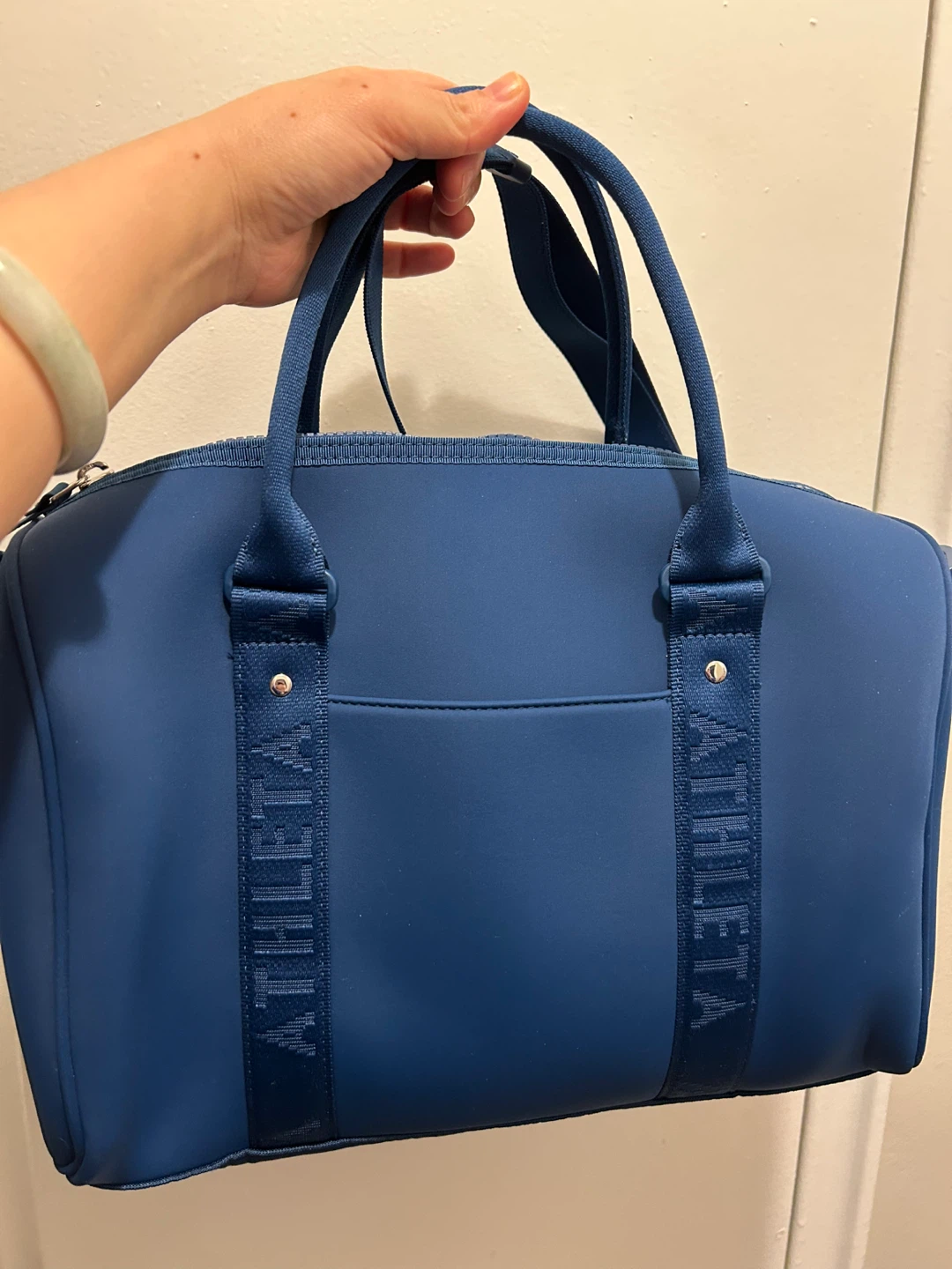 Brand New Athleta Neoprene Crossbody/Tote Bag - Navy Blue - photo 3
