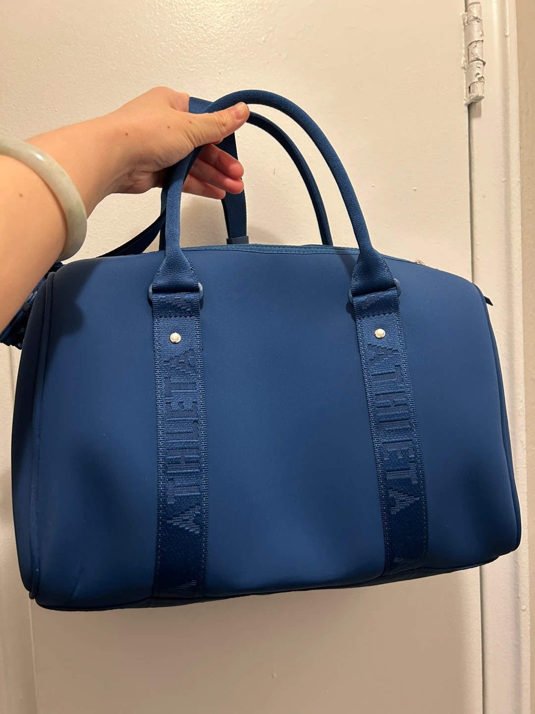 Brand New Athleta Neoprene Crossbody/Tote Bag - Navy Blue