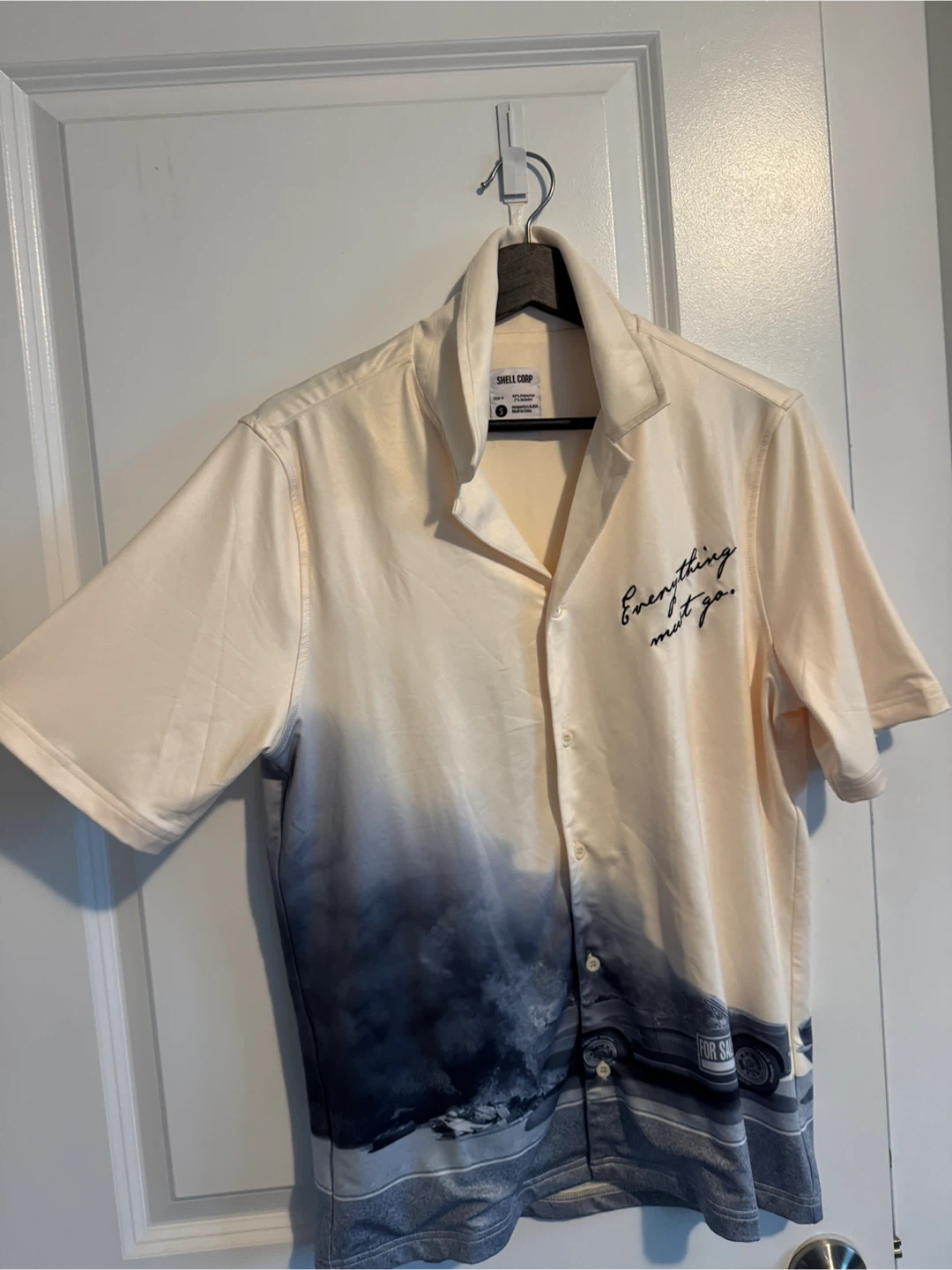 Shell Corp Graphic Button-Up Shirt