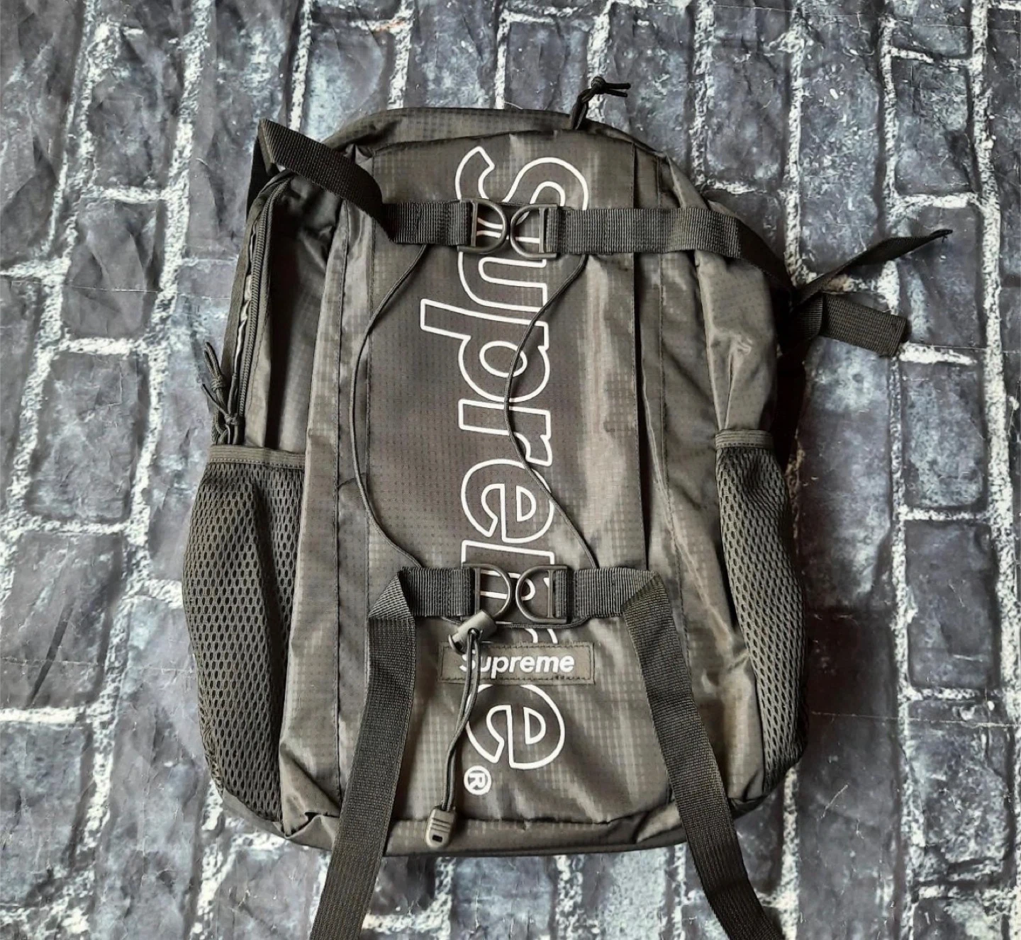 Supreme x Cordura Black Backpack FW18
