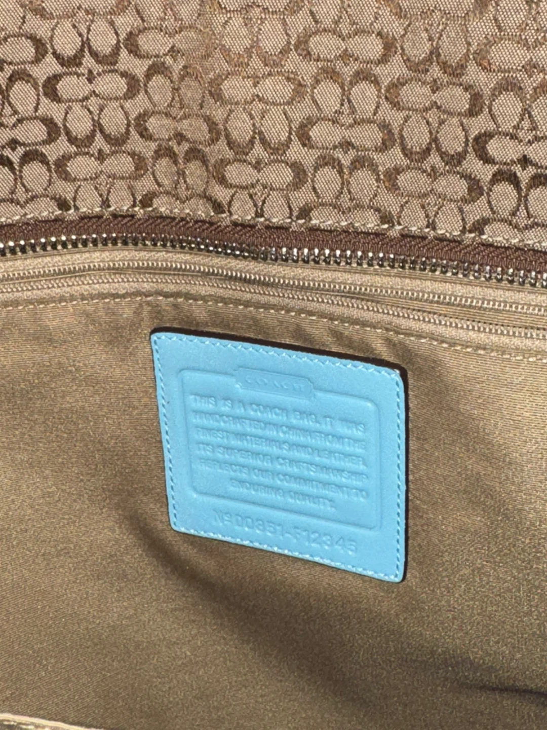 Coach Vintage Monogram Tote Bag - photo 3