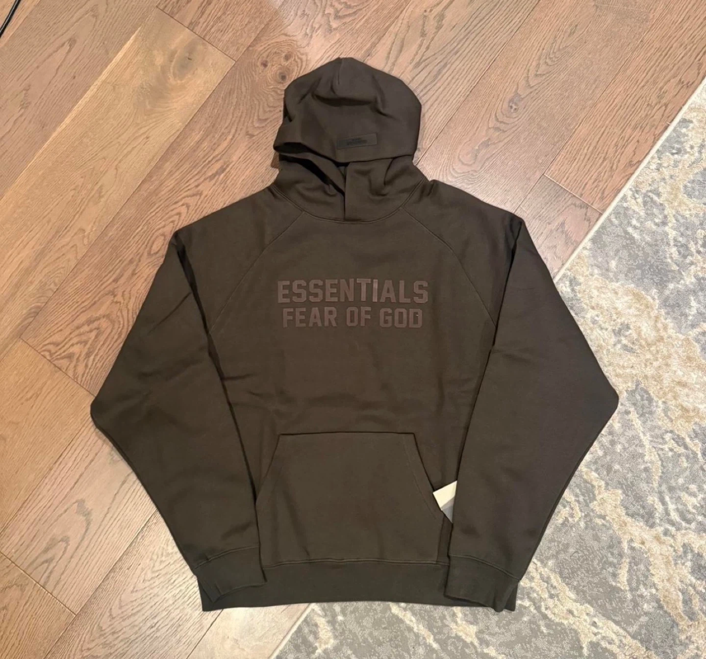 FEAR OF GOD Essentials Hoodie ‘OFF BLACK’ All Sizes
