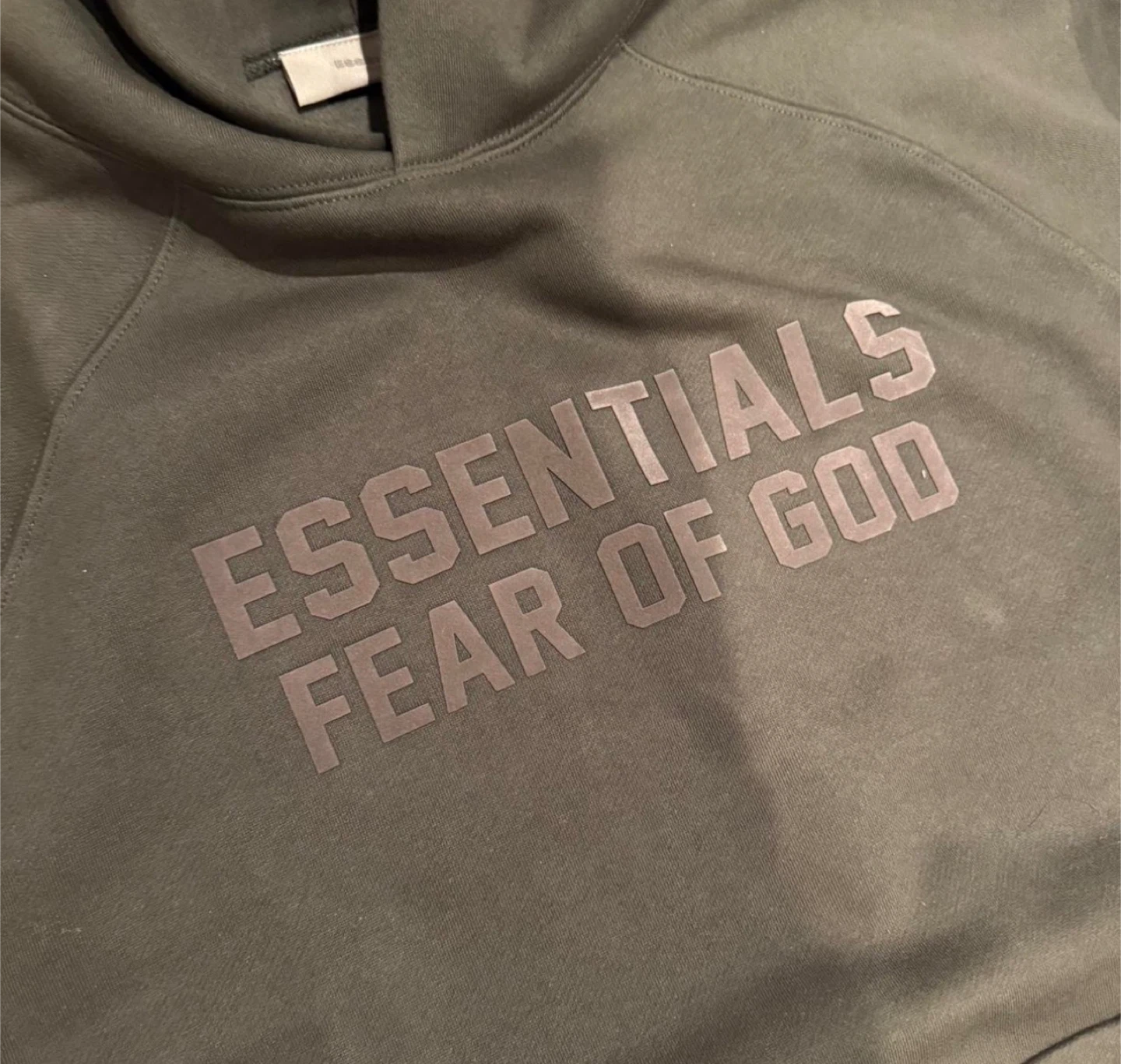 FEAR OF GOD Essentials Hoodie ‘OFF BLACK’ All Sizes - photo 3