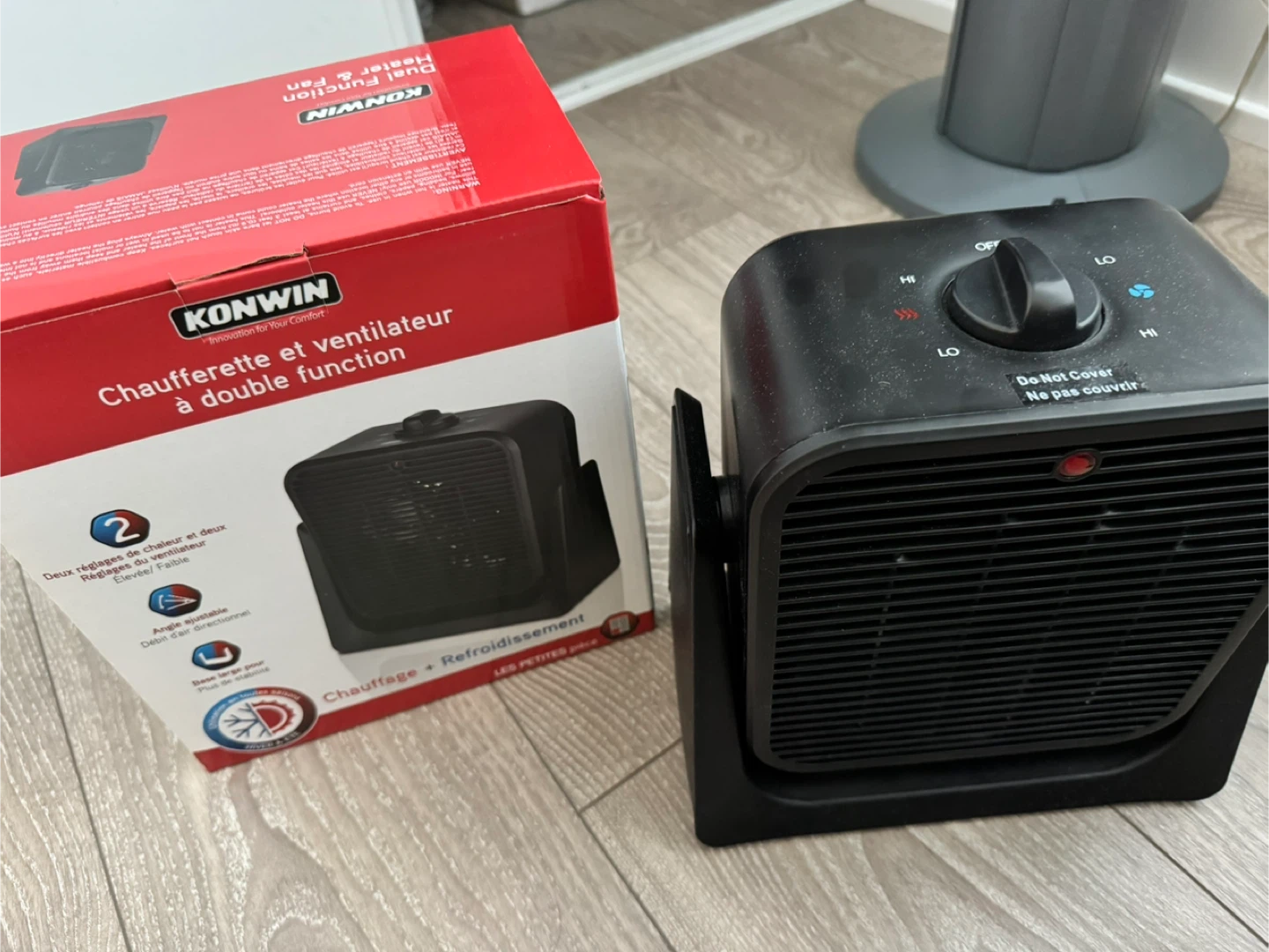 Konwin Dual Function Heater & Fan - photo 3