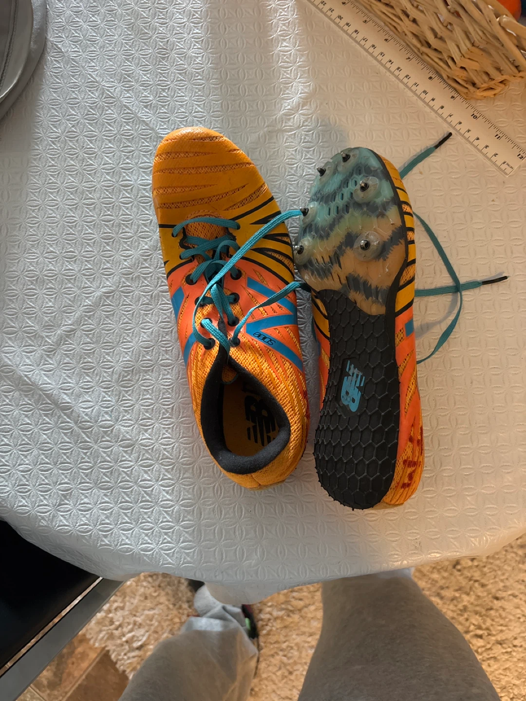 New Balance Track Spikes - Orange/Blue