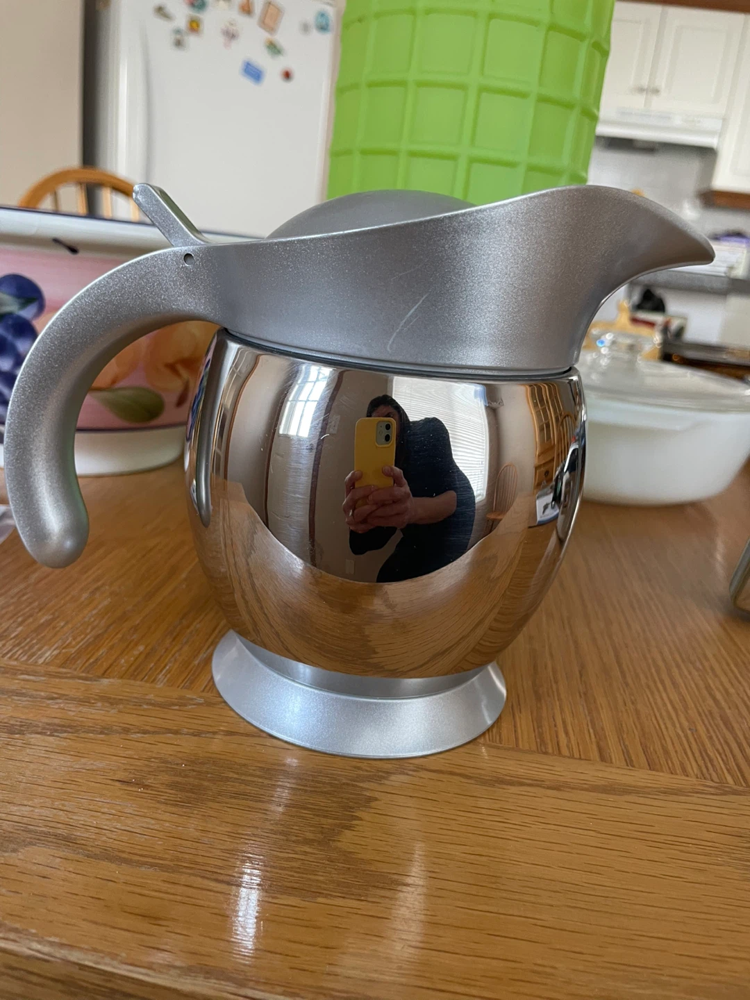 Silver and Grey Pitcher