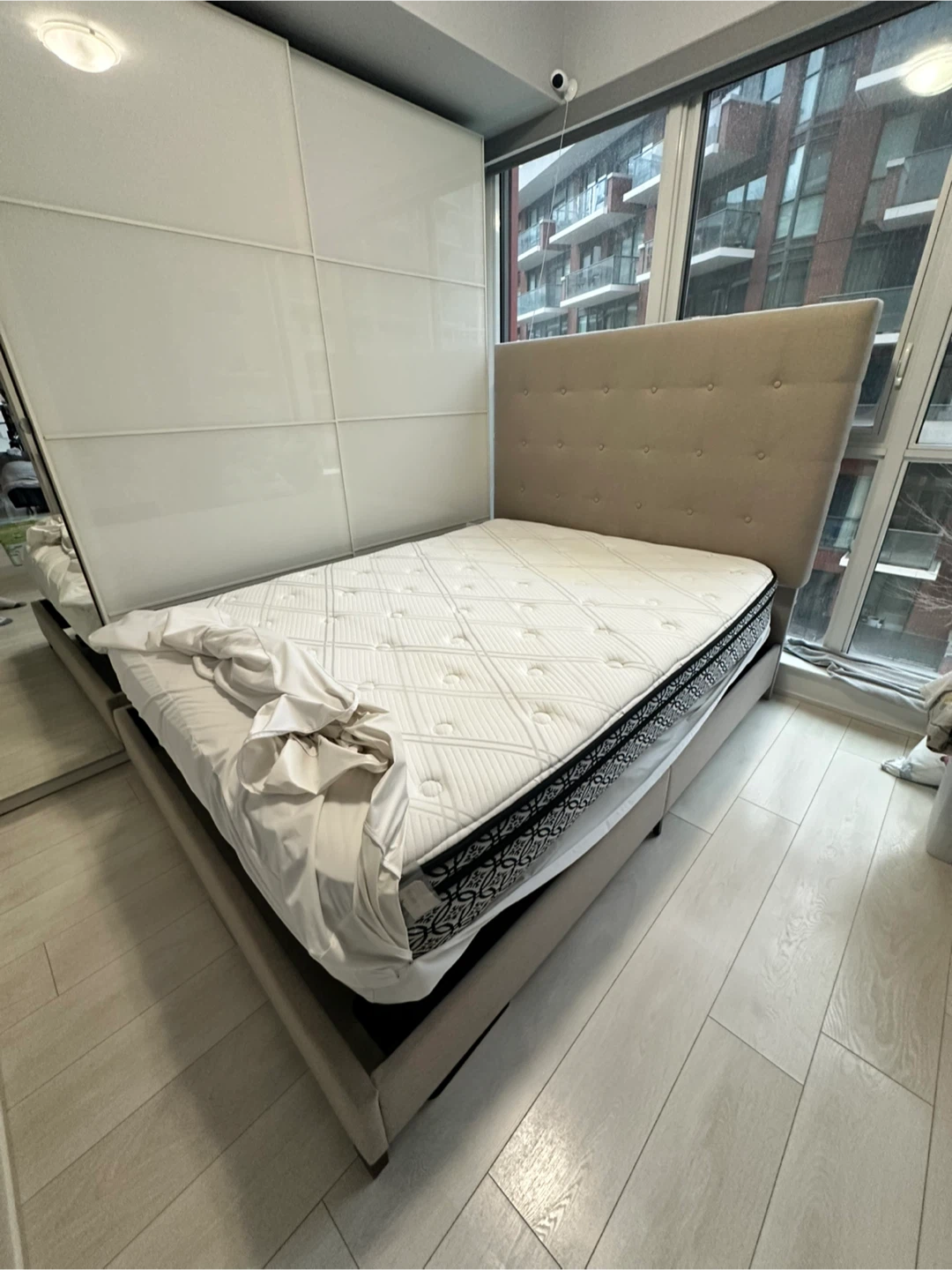 Queen Size Mattress and Bed Frame