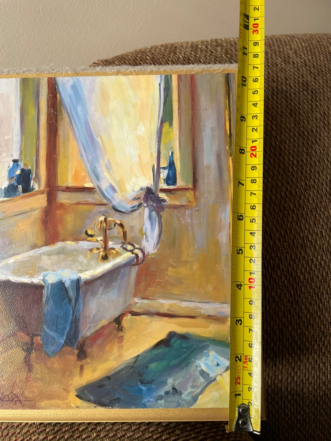 Canadian Artprints "Sunlight" Bath Scene Framed Art - photo 3