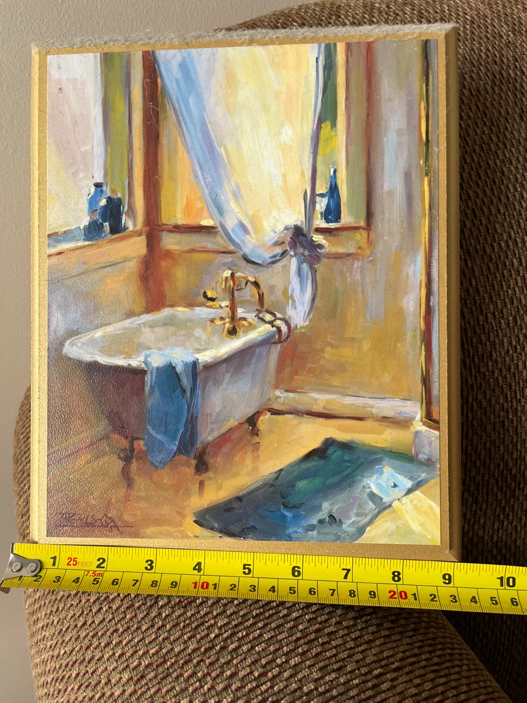 Canadian Artprints "Sunlight" Bath Scene Framed Art - photo 2