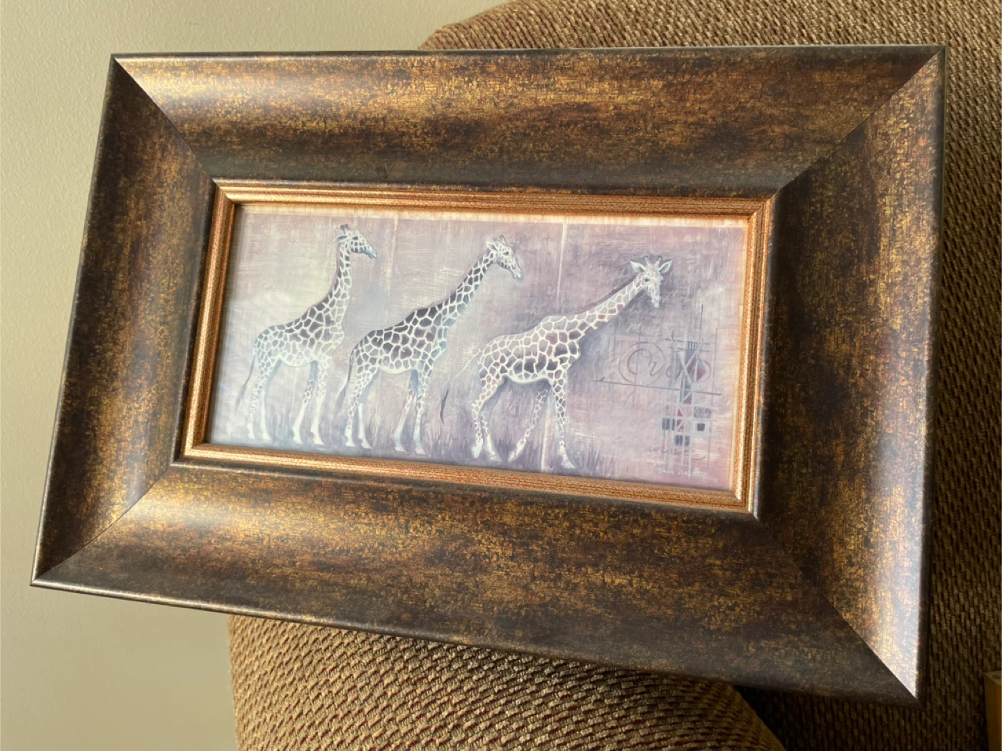 3 Elaine Vollherbst Giraffe Artwork Framed Prints