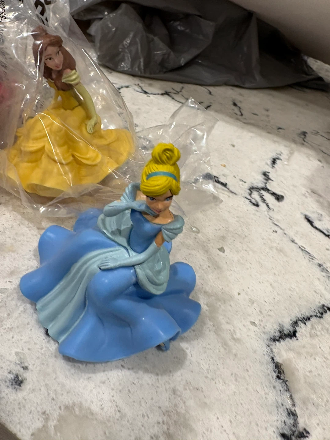 Disney Princess Figurines Aurora, Belle, Cinderella Cake props - photo 2