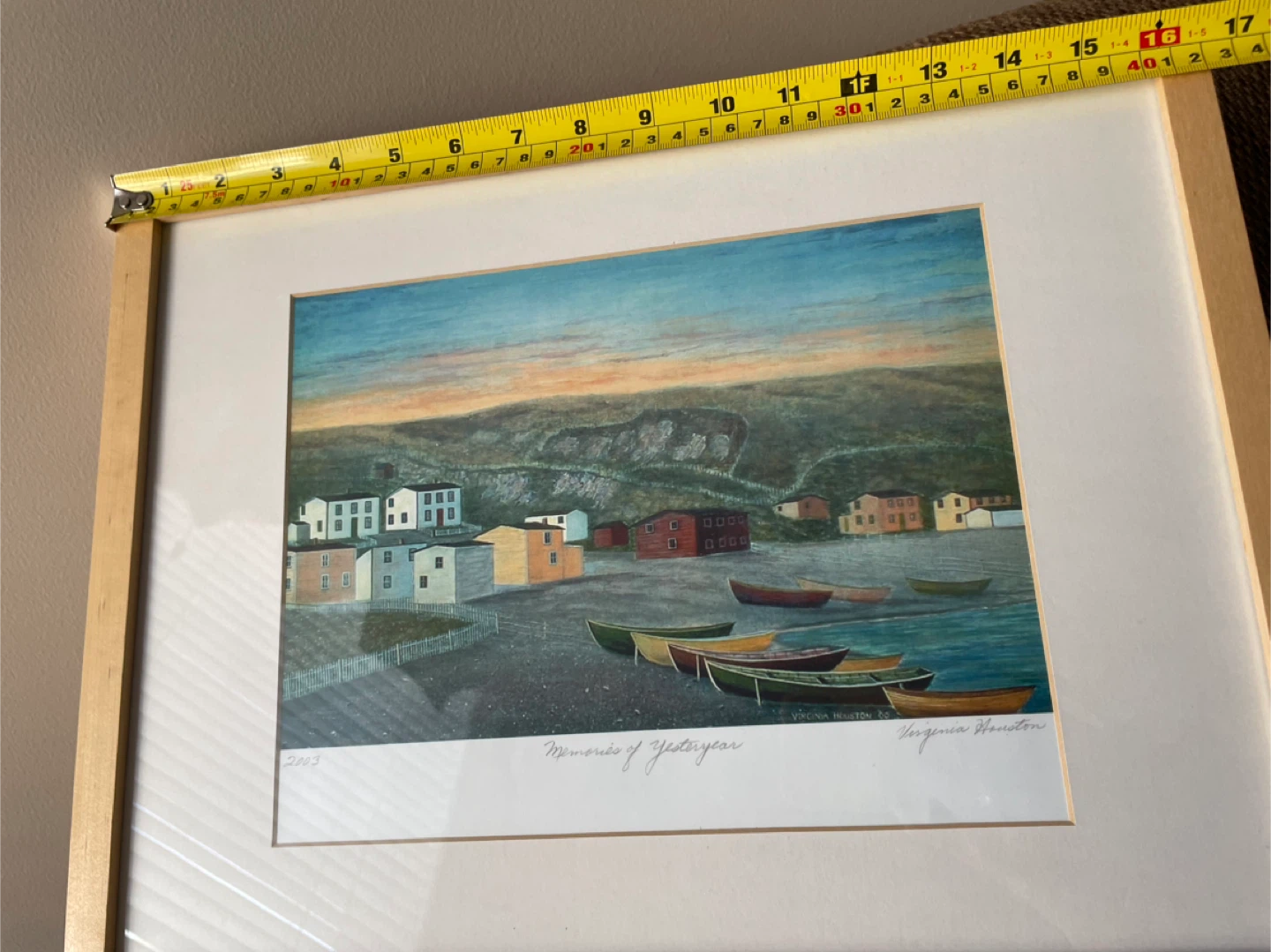 Framed Art Print "Memories of Yesteryear" by Virginia Houston - photo 2