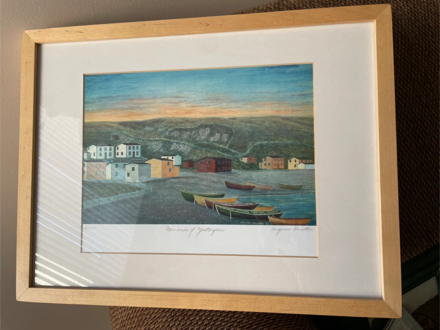 Framed Art Print "Memories of Yesteryear" by Virginia Houston