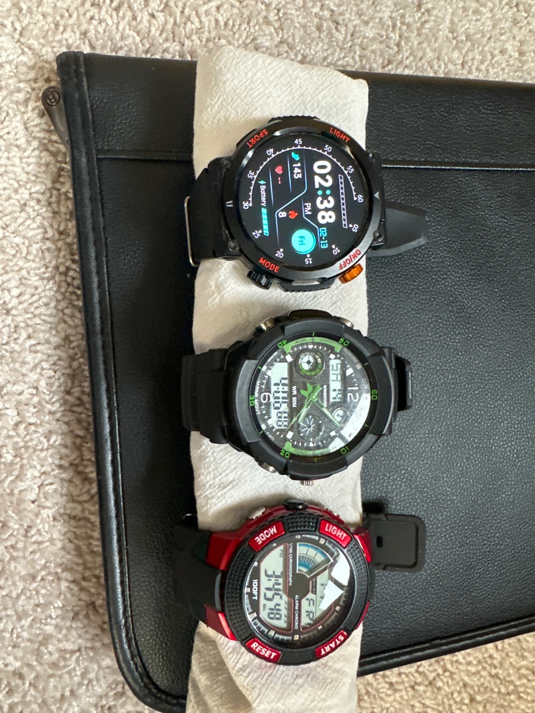 Set of 2 digital Sport Watches for $30 for both