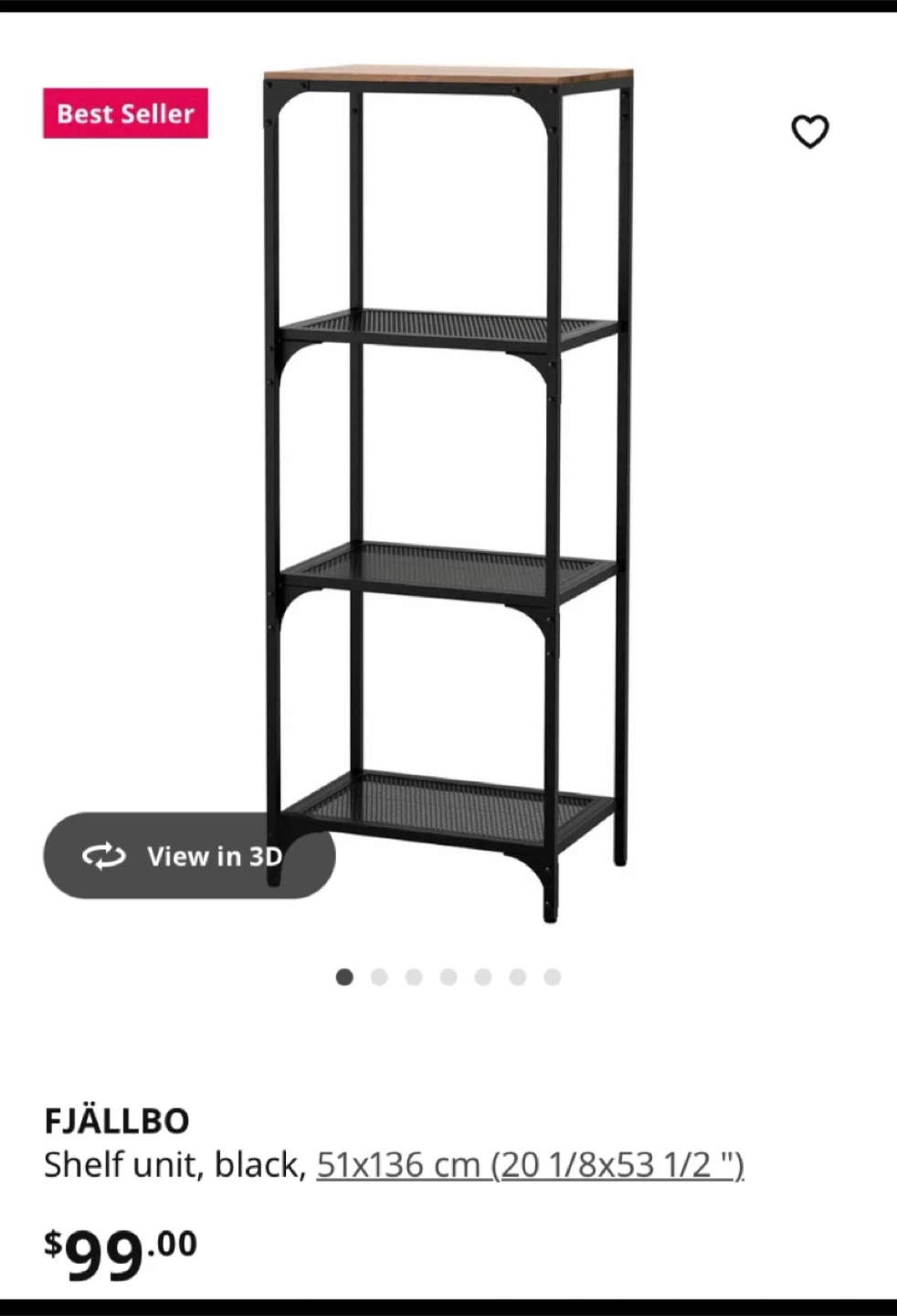 IKEA FJÄLLBO Shelf Unit - photo 3