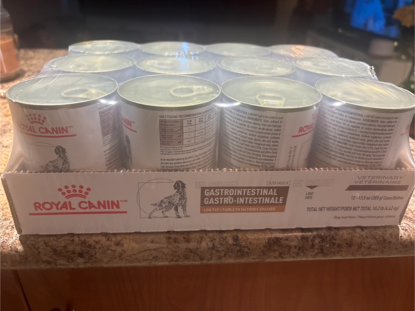 Royal Canin Veterinary Gastrointestinal Low Fat Dog Food Cans