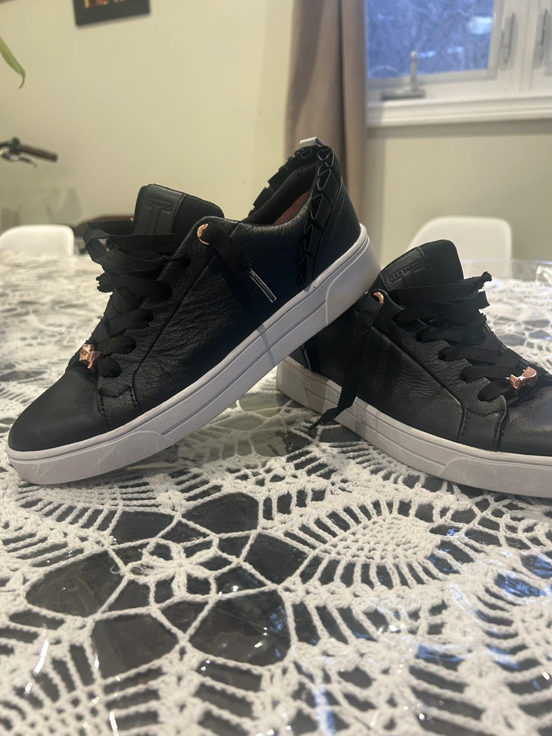 Ted Baker London Astrina Black Leather Sneakers - photo 2