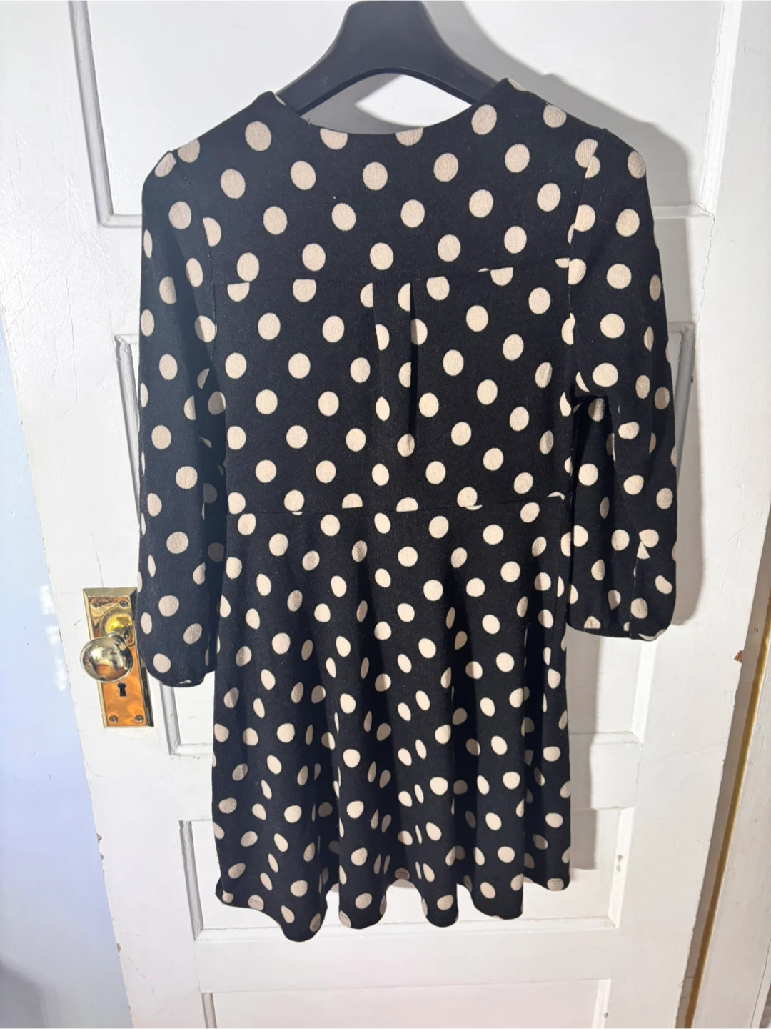 Monteau Polka Dot Wrap Dress Size L - photo 5