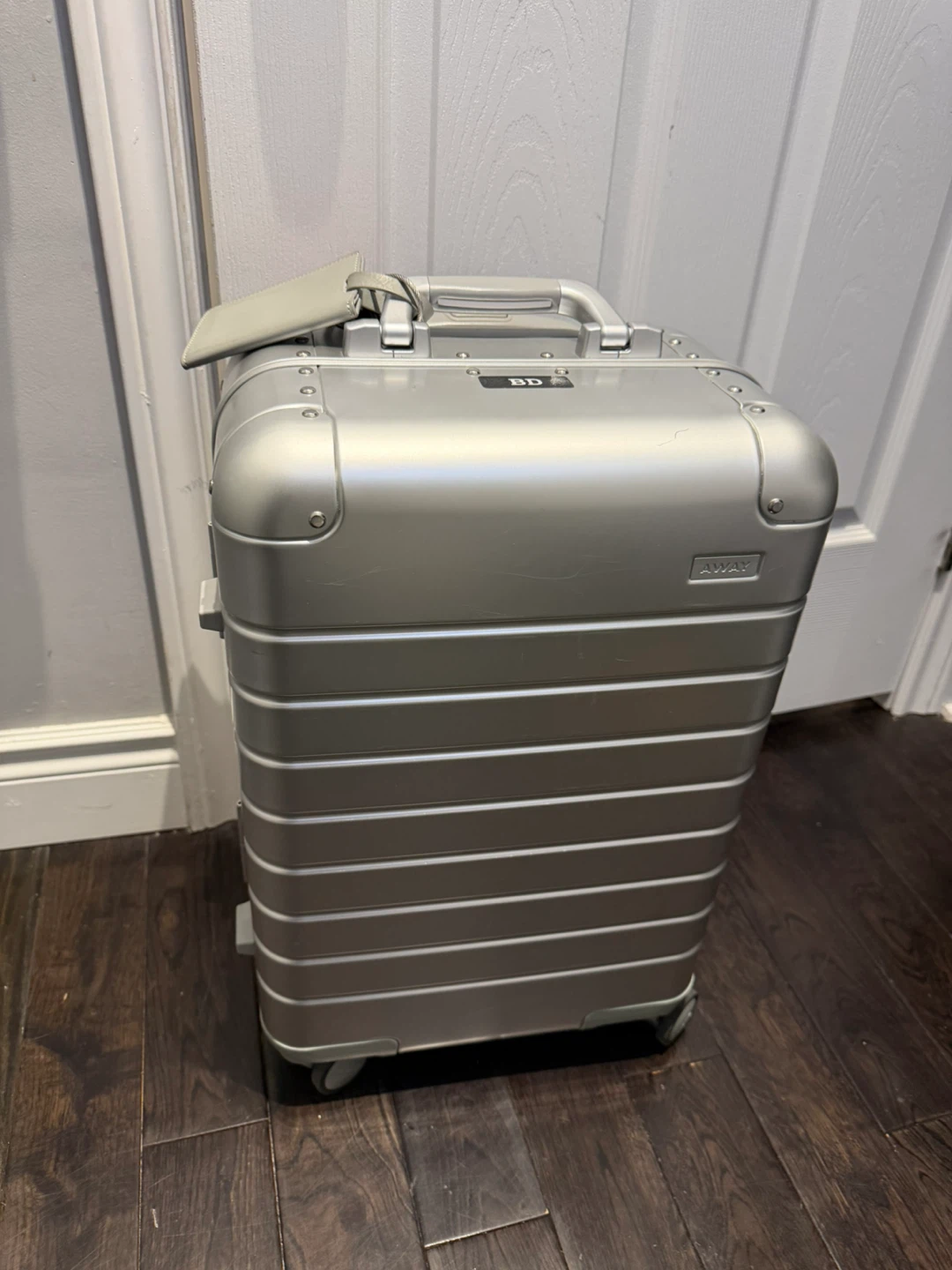 Silver Away Carry-On Luggage