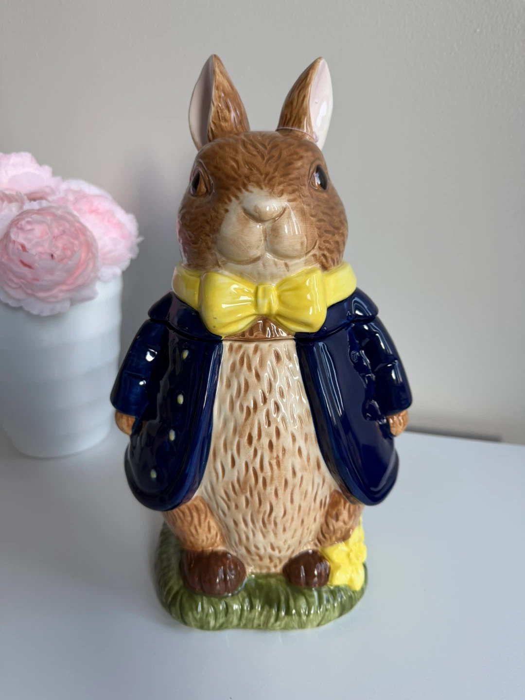 Ceramic Bunny Cookie Jar